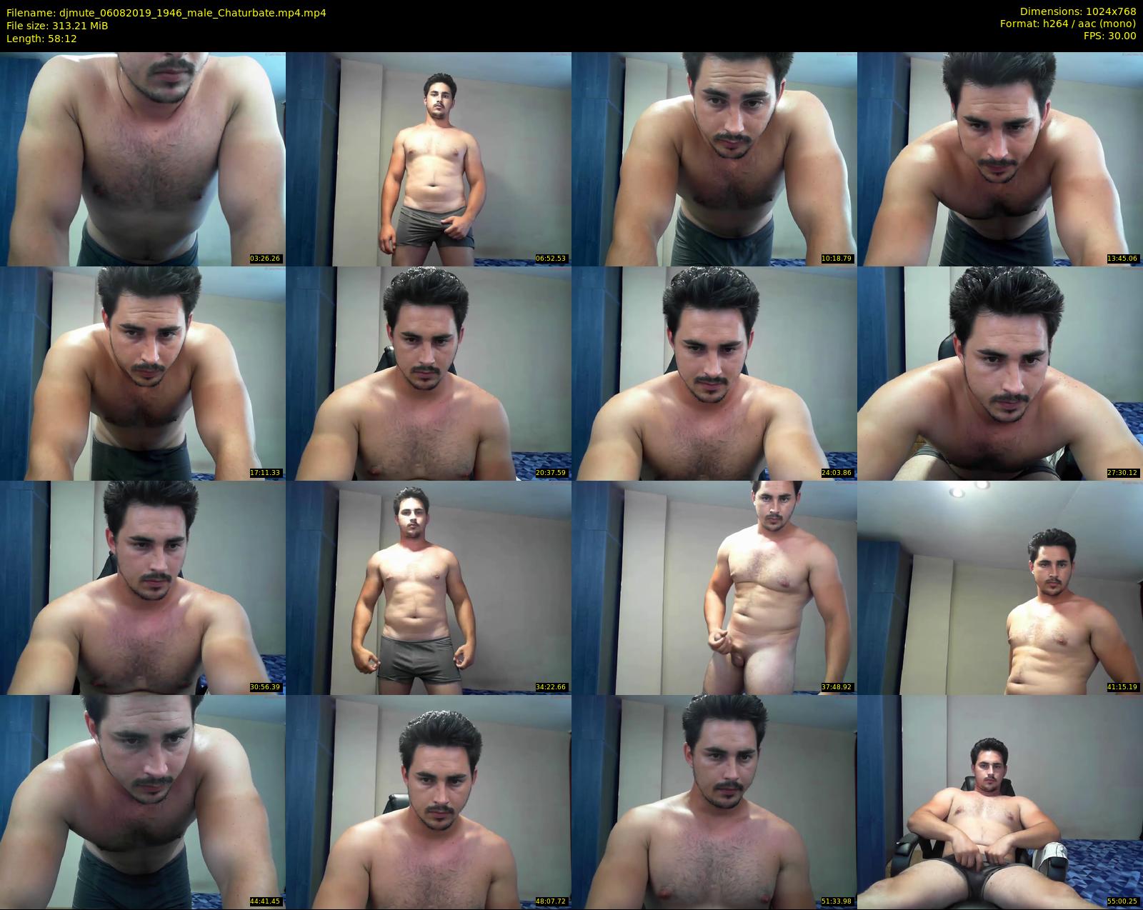djmute — 59 minute Chaturbate male cam show recording, 720p, Aug 6, 2019