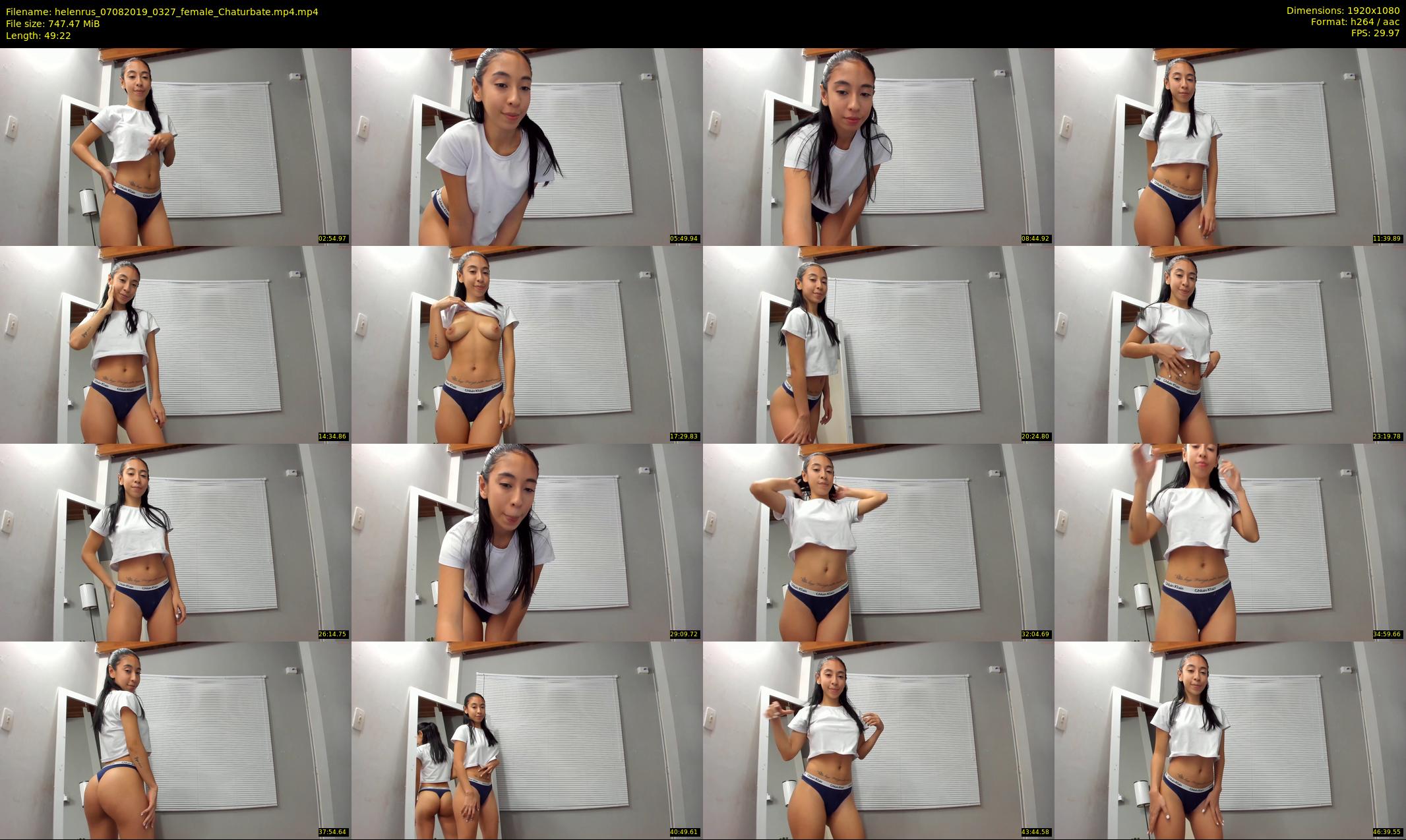 helenrus — 50 minute Chaturbate female cam show recording, 1080p, Aug 7, 2019