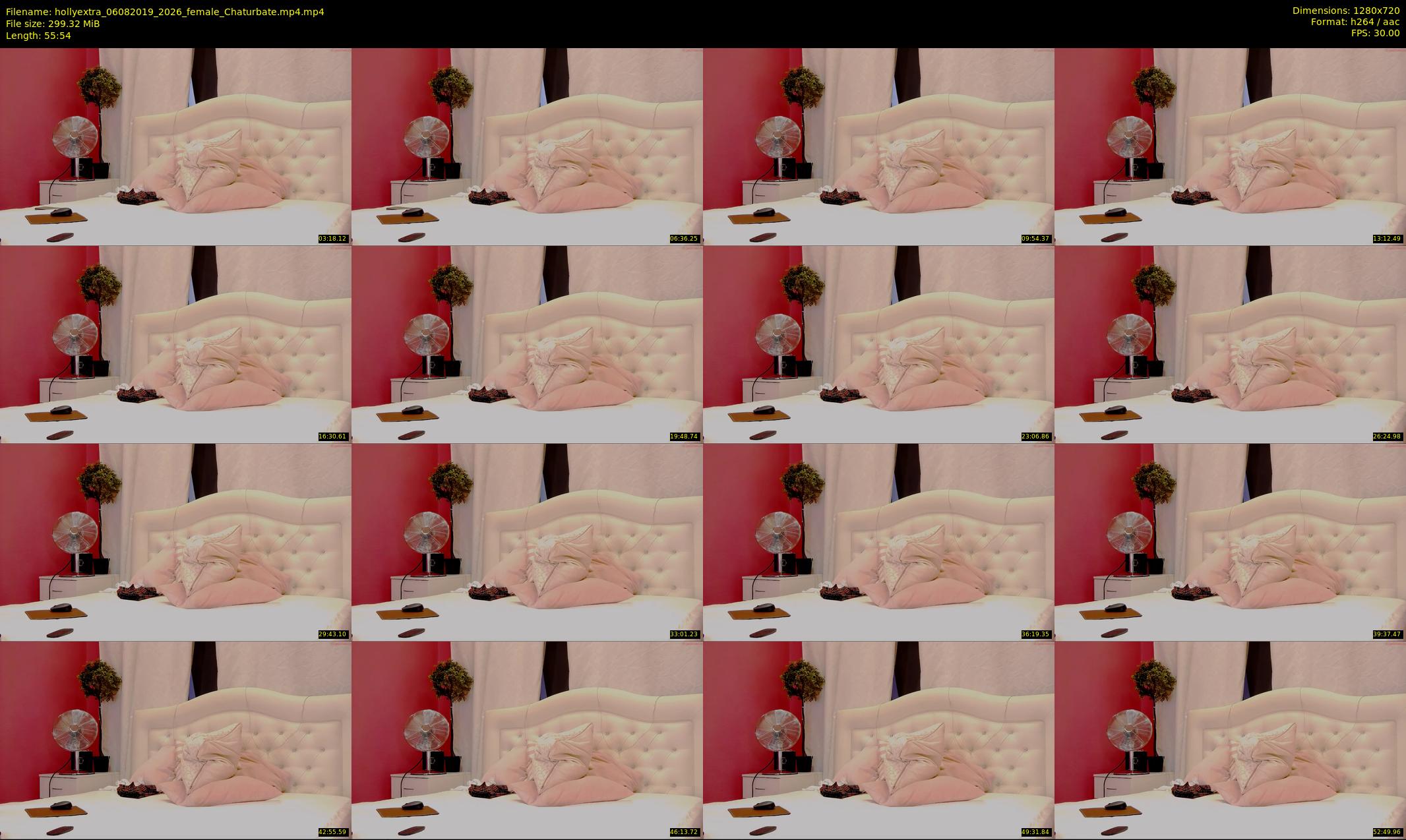 hollyextra — 56 minute Chaturbate female cam show recording, 720p, Aug 6, 2019