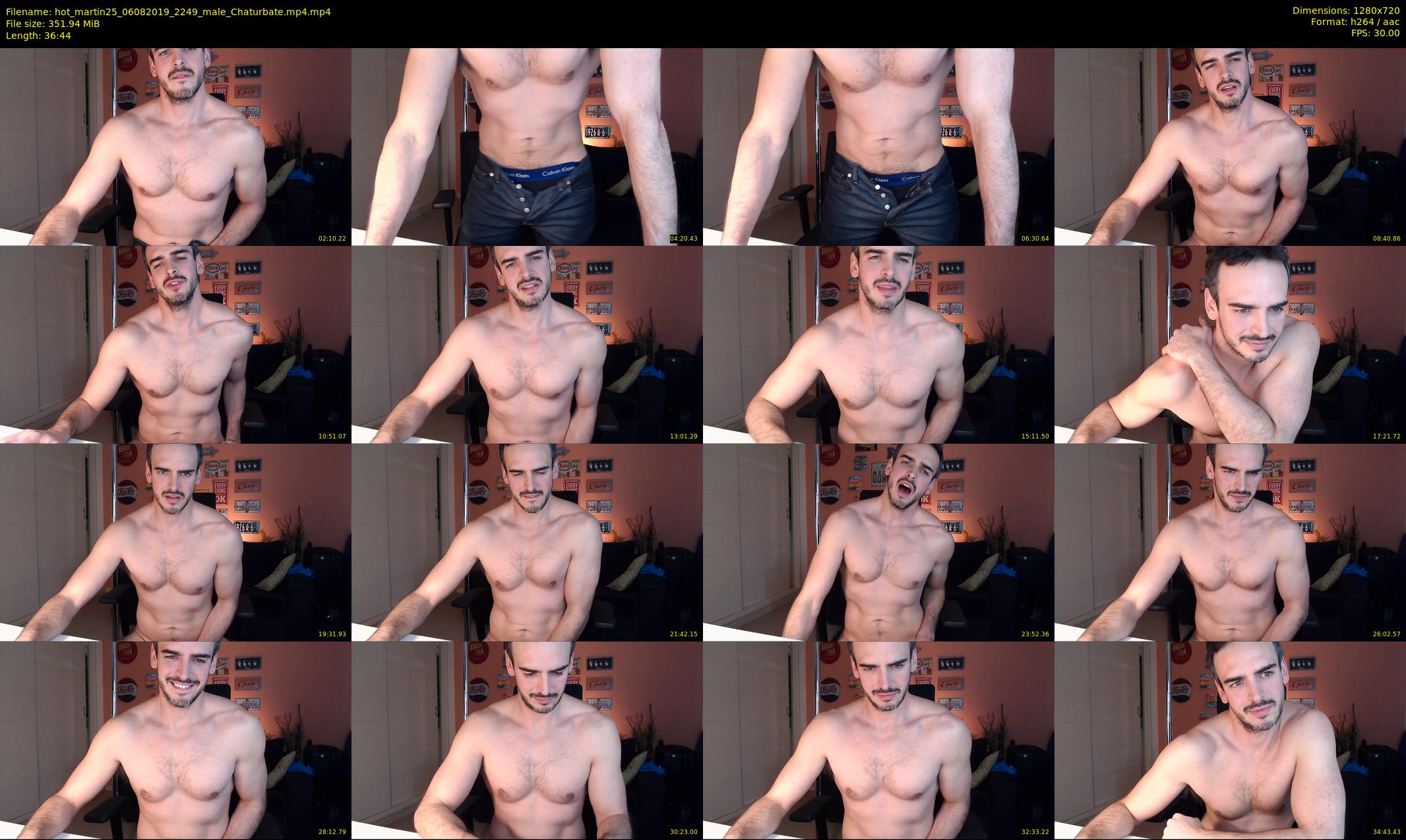 hot_martin25 — 37 minute Chaturbate male cam show recording, 720p, Aug 6, 2019