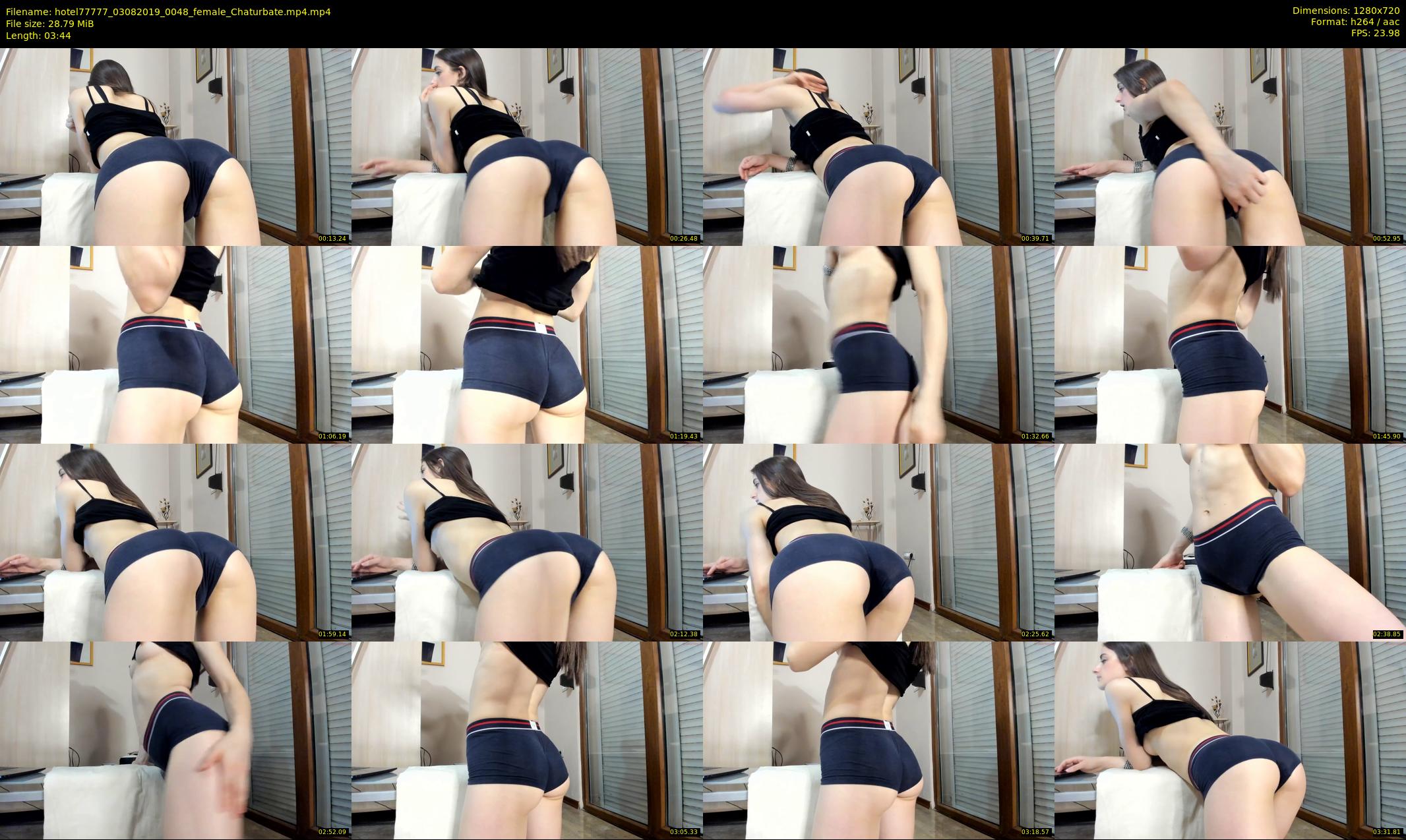 hotel77777 — 4 minute Chaturbate female cam show recording, 720p, Aug 3, 2019