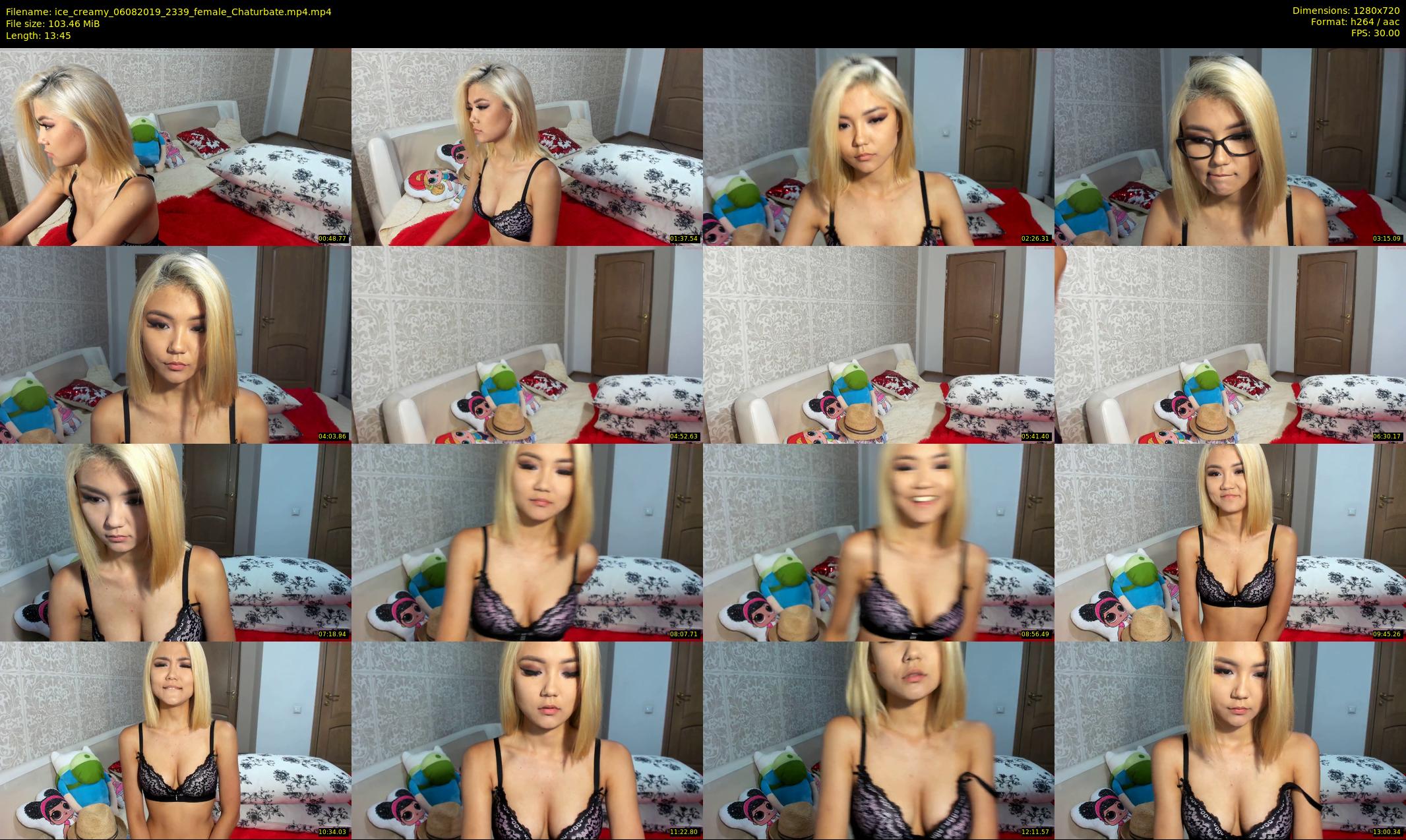 ice_creamy — 14 minute Chaturbate female cam show recording, 720p, Aug 6, 2019