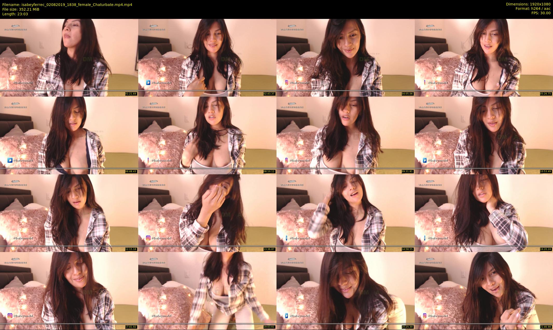 isabeyferrec — 24 minute Chaturbate female cam show recording, 1080p, Aug 2, 2019