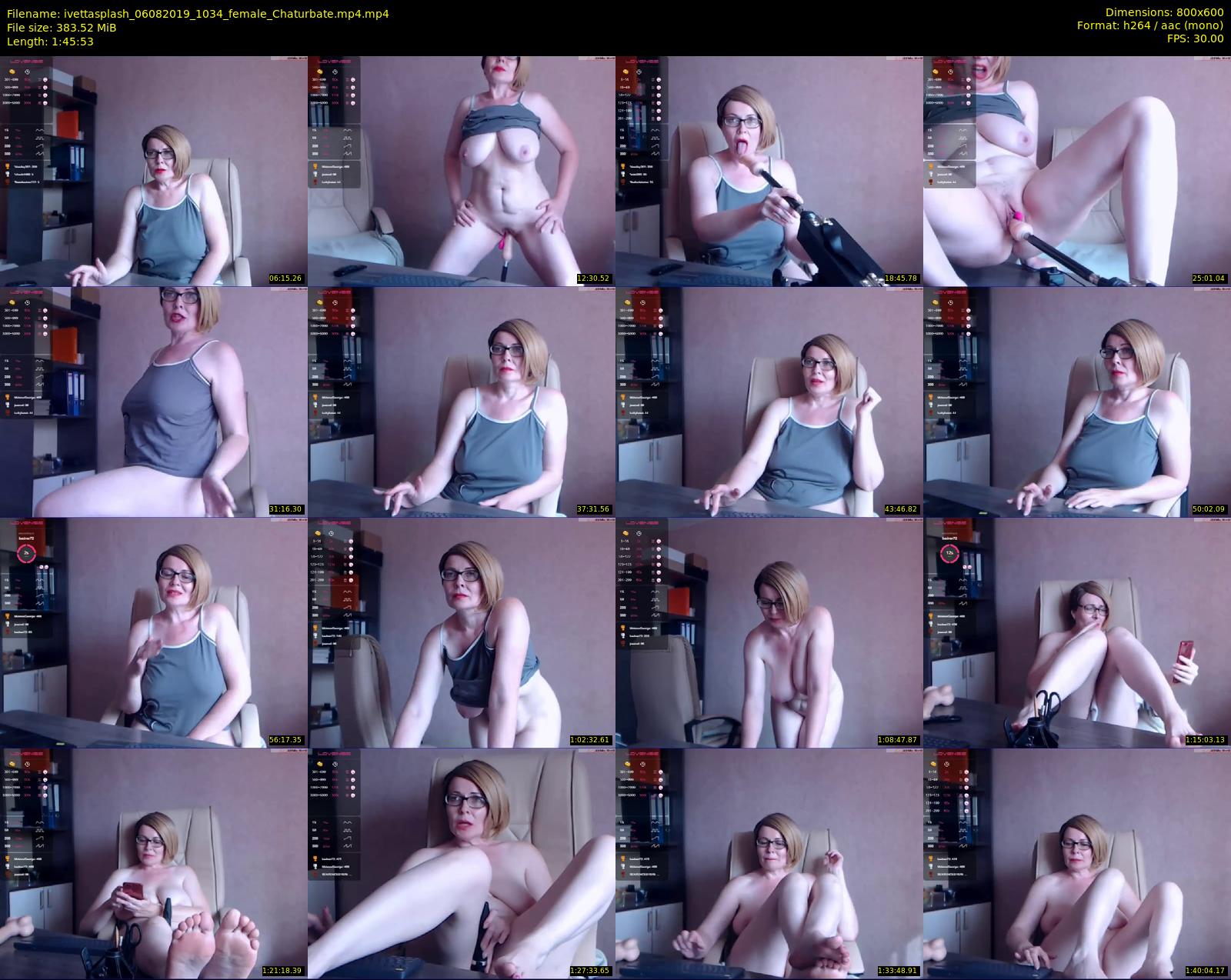 ivettasplash — 106 minute Chaturbate female cam show recording, 480p, Aug 6, 2019