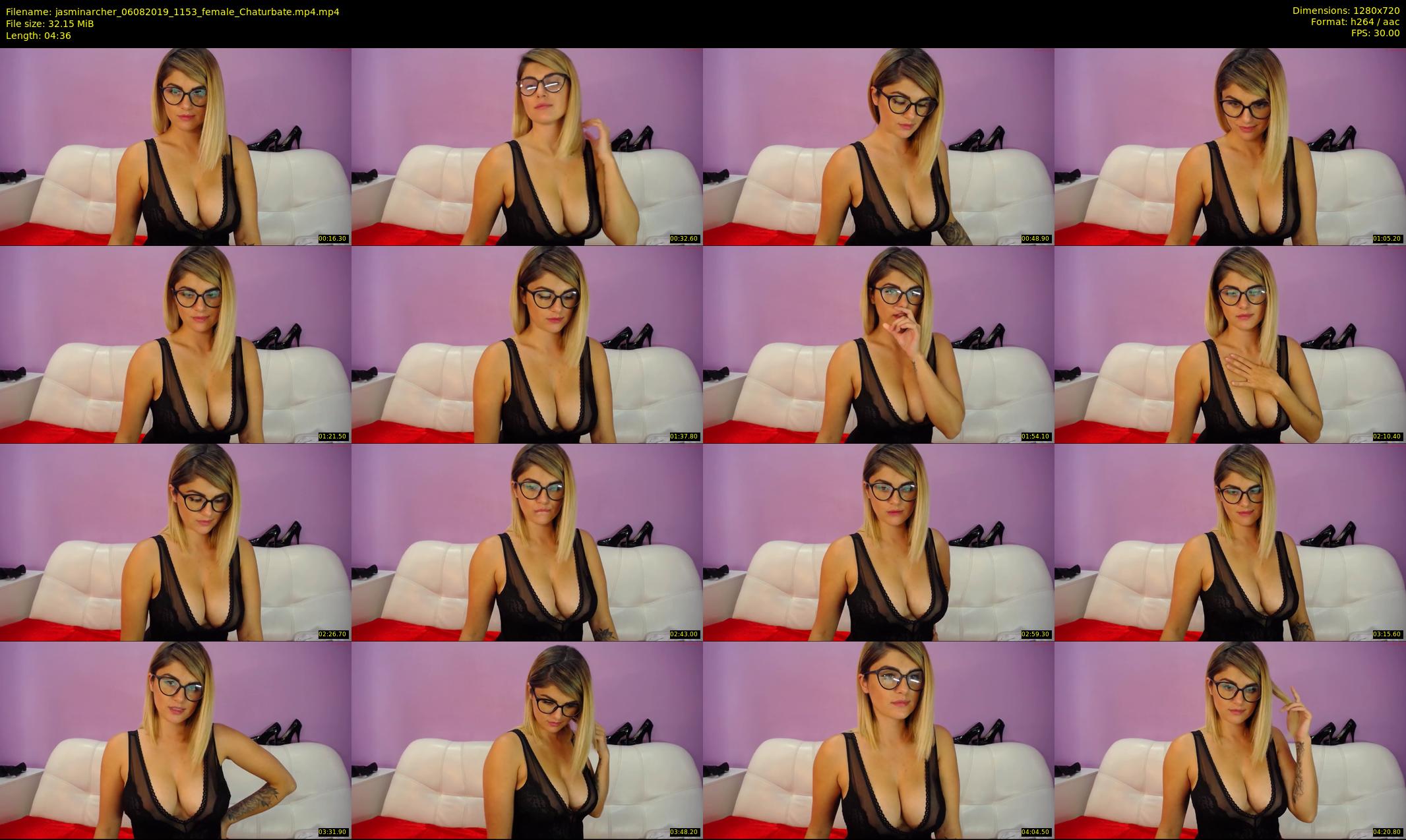 jasminarcher — 5 minute Chaturbate female cam show recording, 720p, Aug 6, 2019