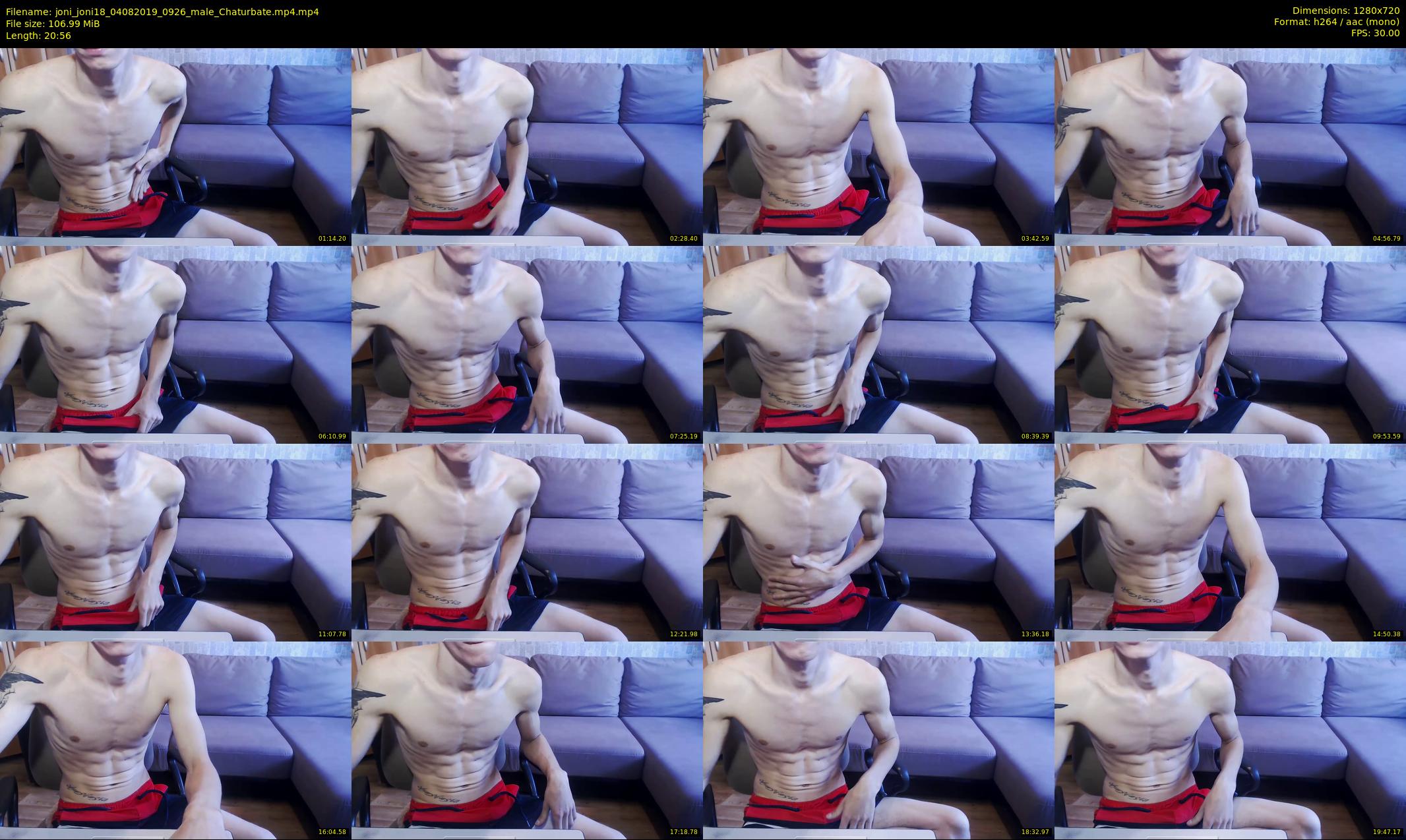 joni_joni18 — 21 minute Chaturbate male cam show recording, 720p, Aug 4, 2019