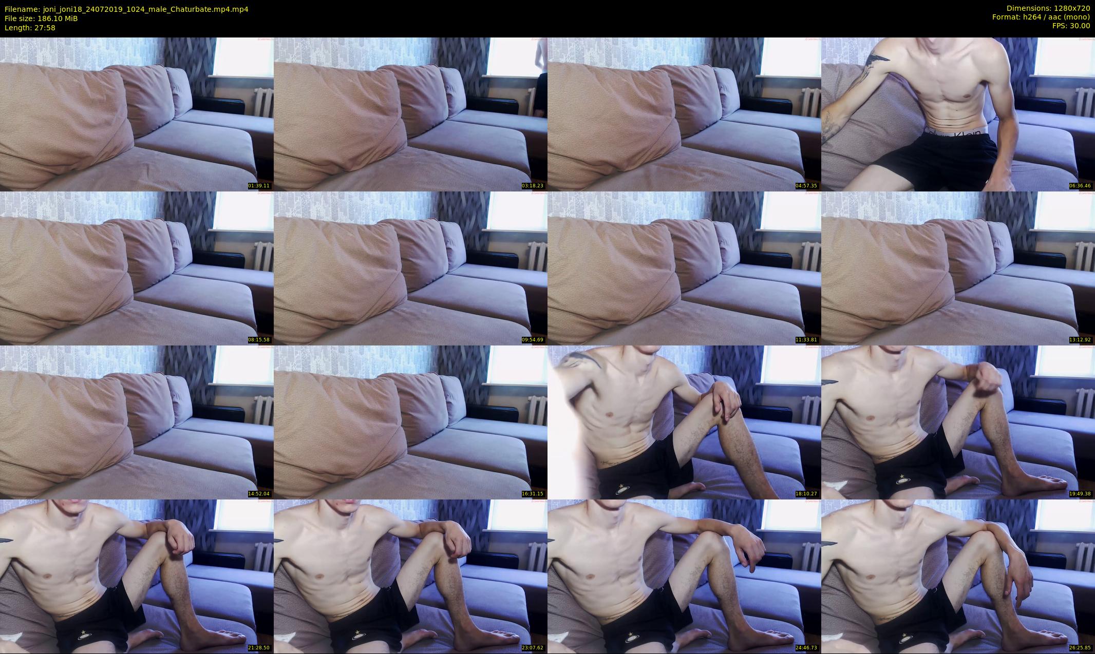 joni_joni18 — 28 minute Chaturbate male cam show recording, 720p, Jul 24, 2019