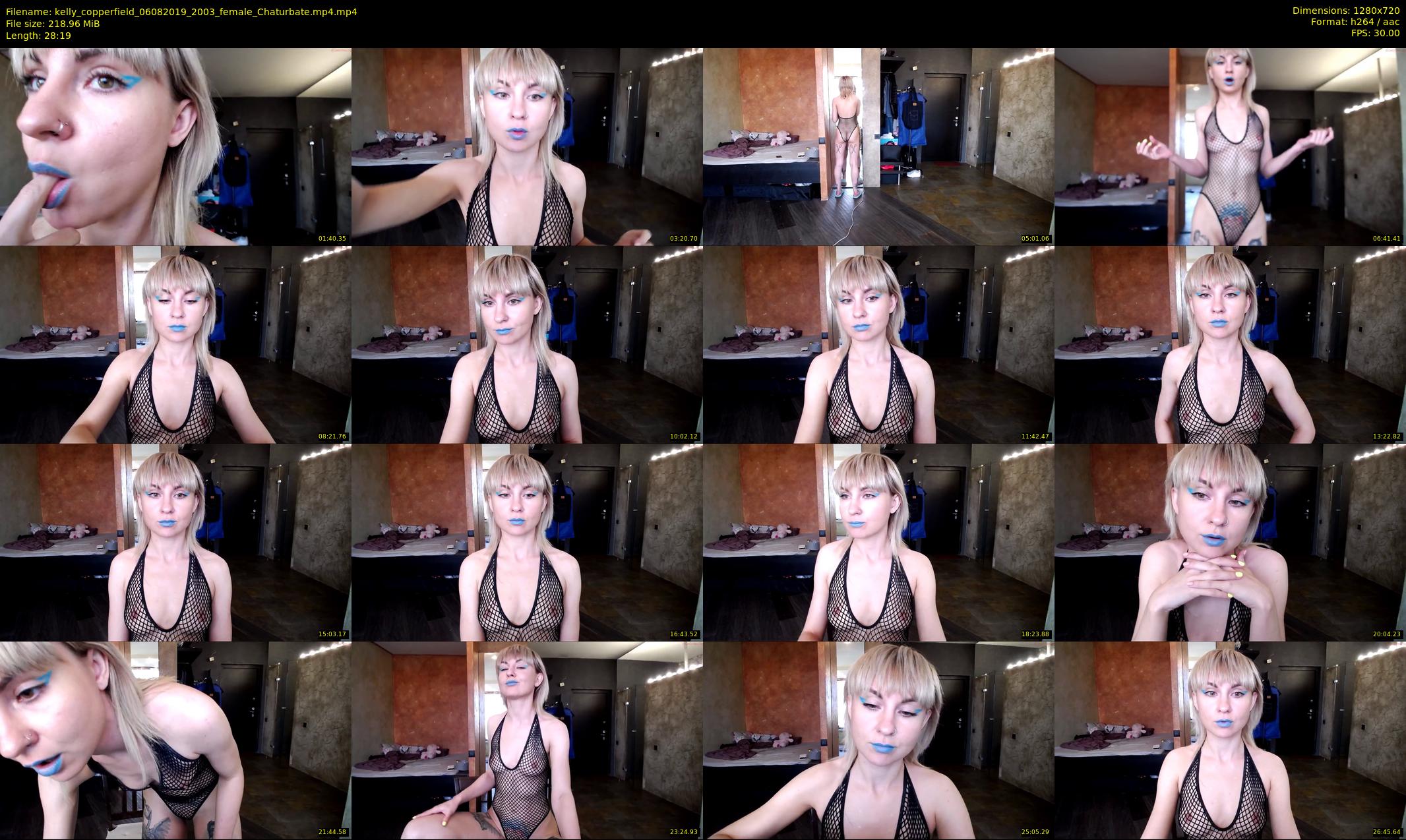 kelly_copperfield — 29 minute Chaturbate female cam show recording, 720p, Aug 6, 2019