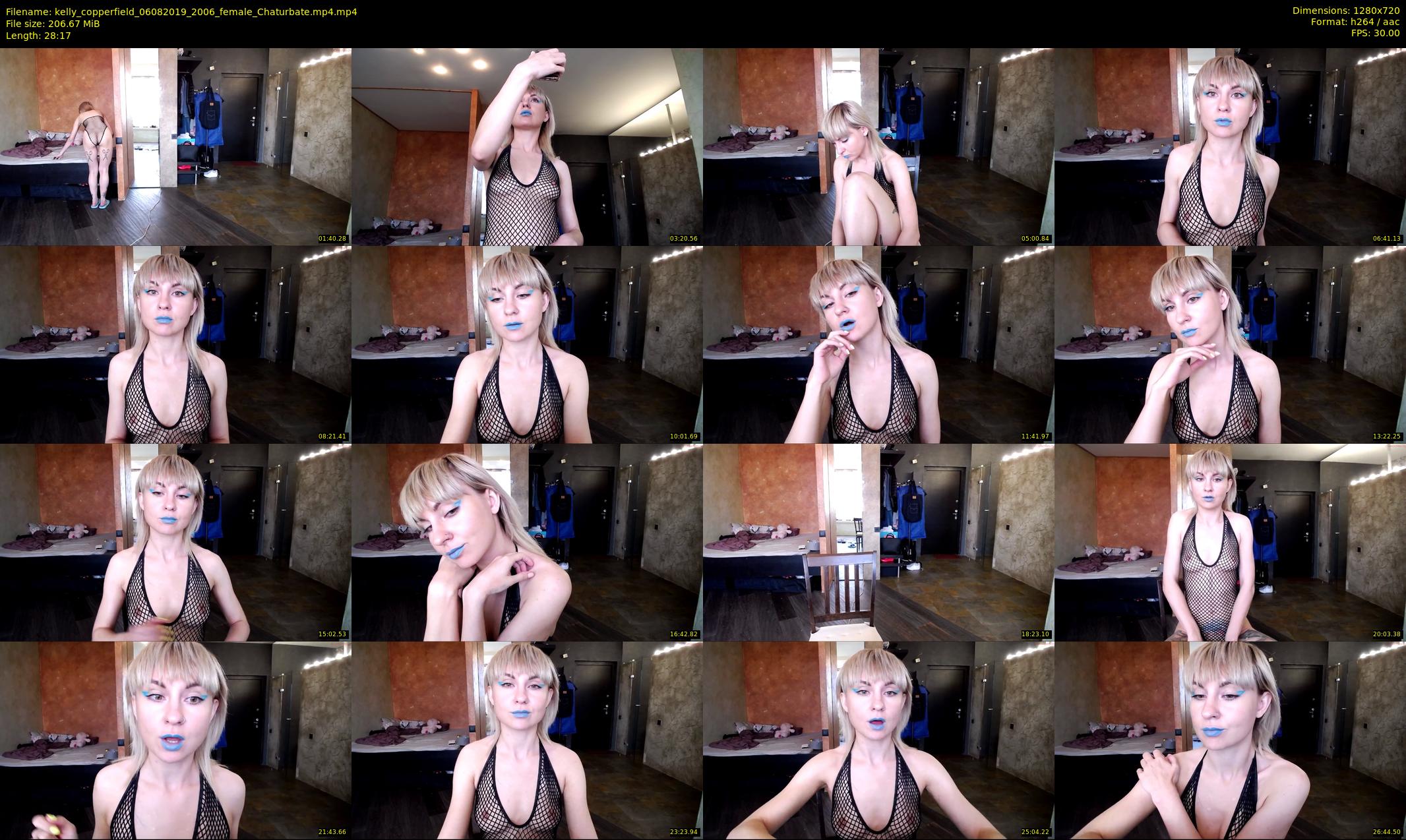 kelly_copperfield — 29 minute Chaturbate female cam show recording, 720p, Aug 6, 2019