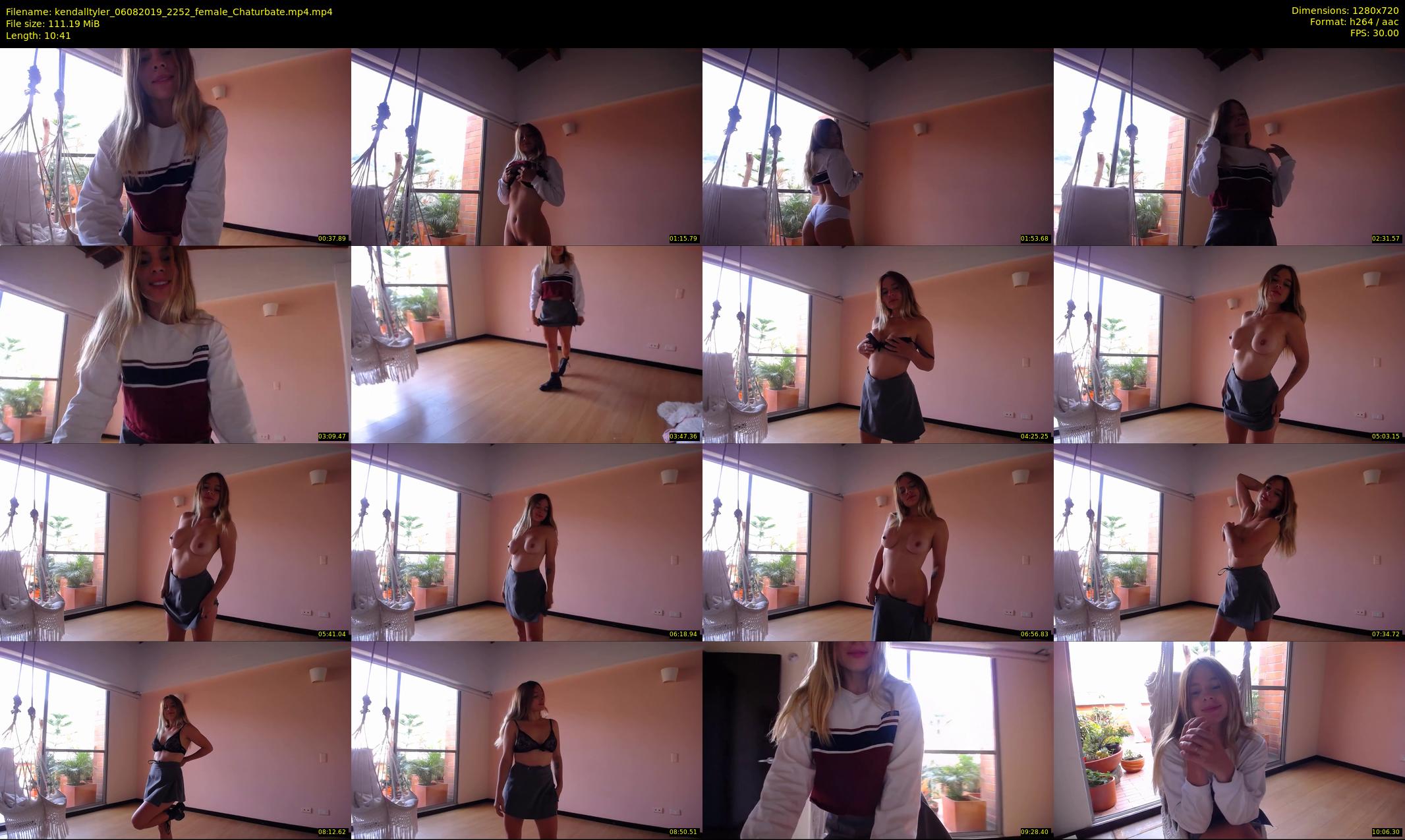 kendalltyler — 11 minute Chaturbate female cam show recording, 720p, Aug 6, 2019