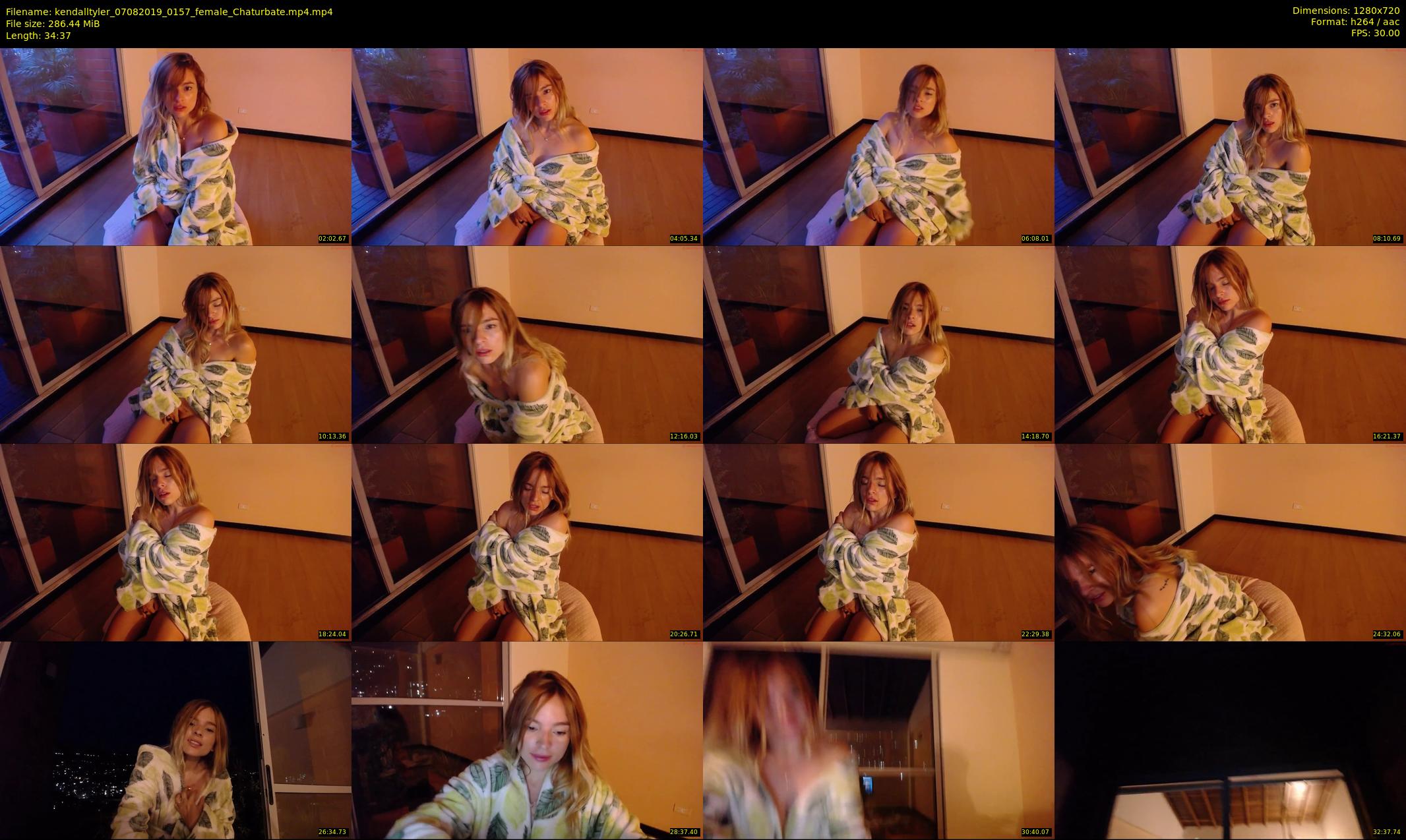 kendalltyler — 35 minute Chaturbate female cam show recording, 720p, Aug 7, 2019