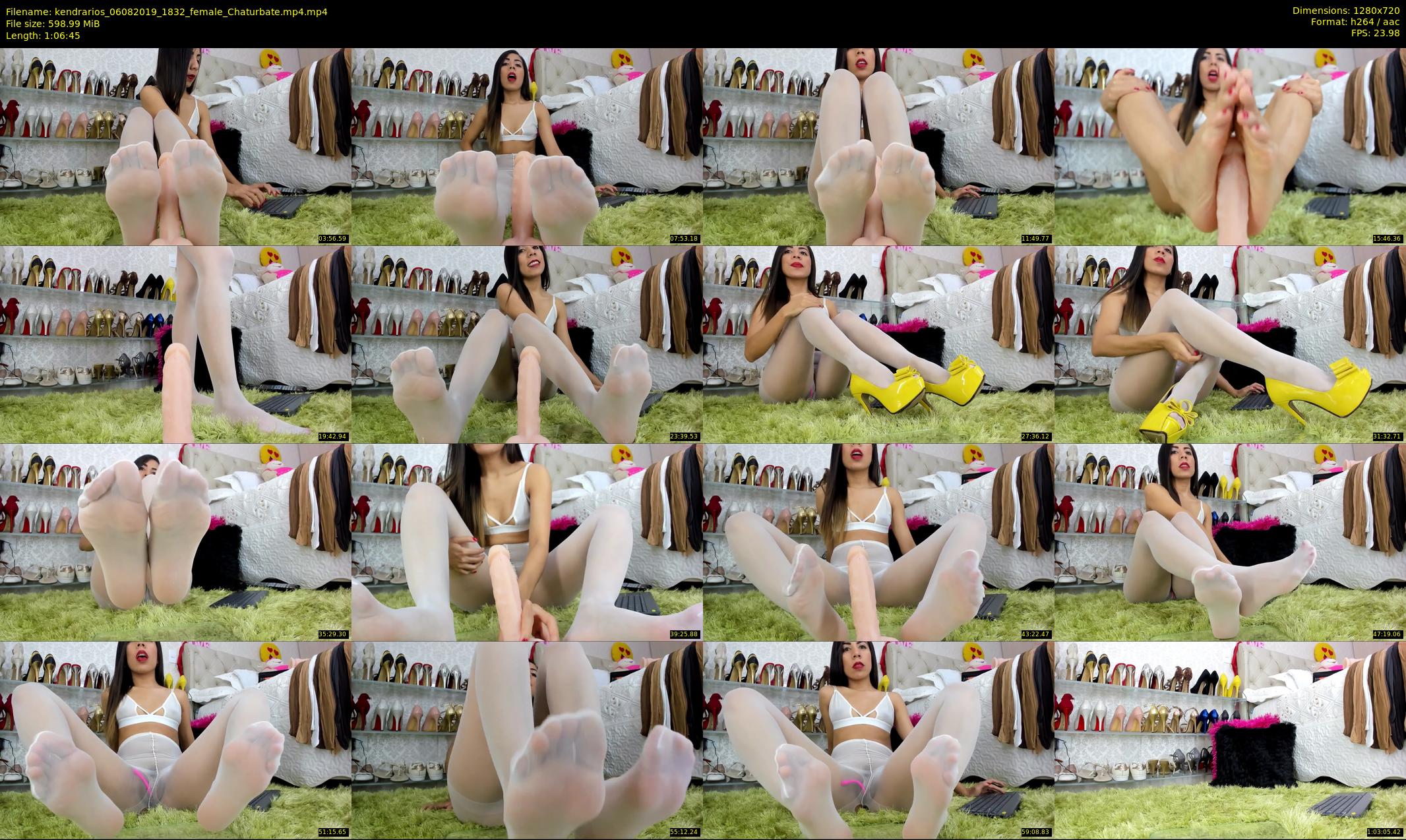 kendrarios — 67 minute Chaturbate female cam show recording, 720p, Aug 6, 2019