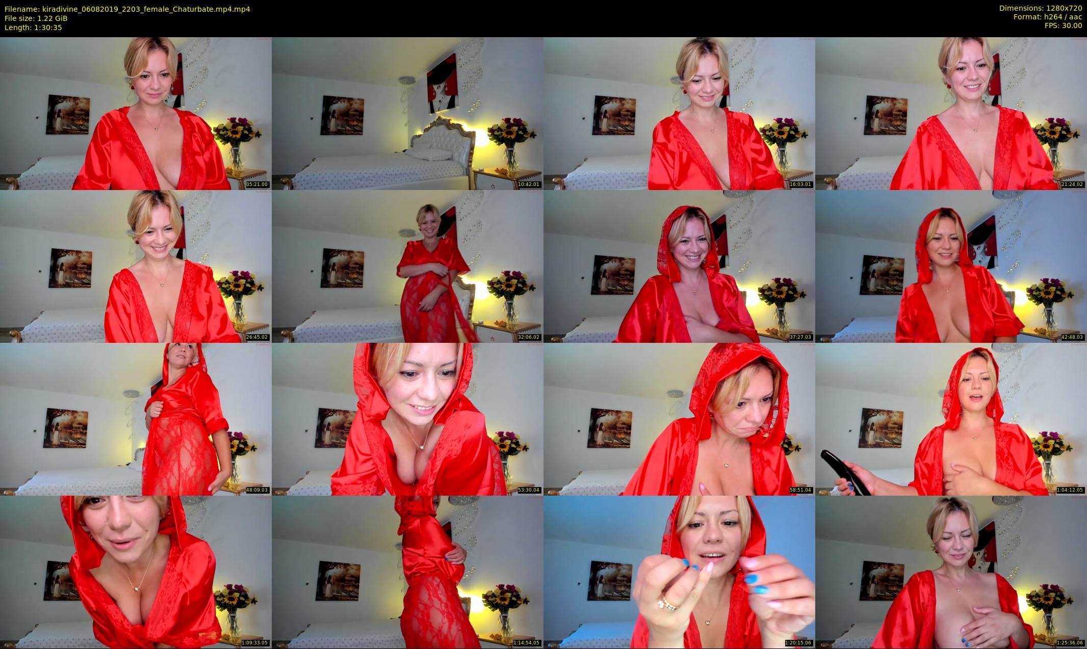 kiradivine — 91 minute Chaturbate female cam show recording, 720p, Aug 6, 2019