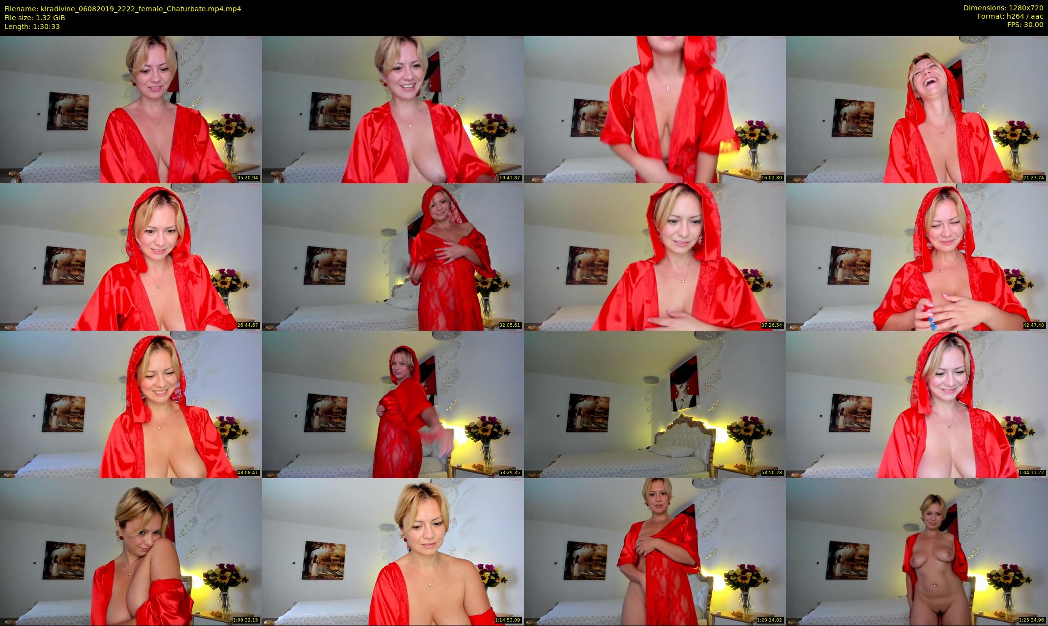kiradivine — 91 minute Chaturbate female cam show recording, 720p, Aug 6, 2019