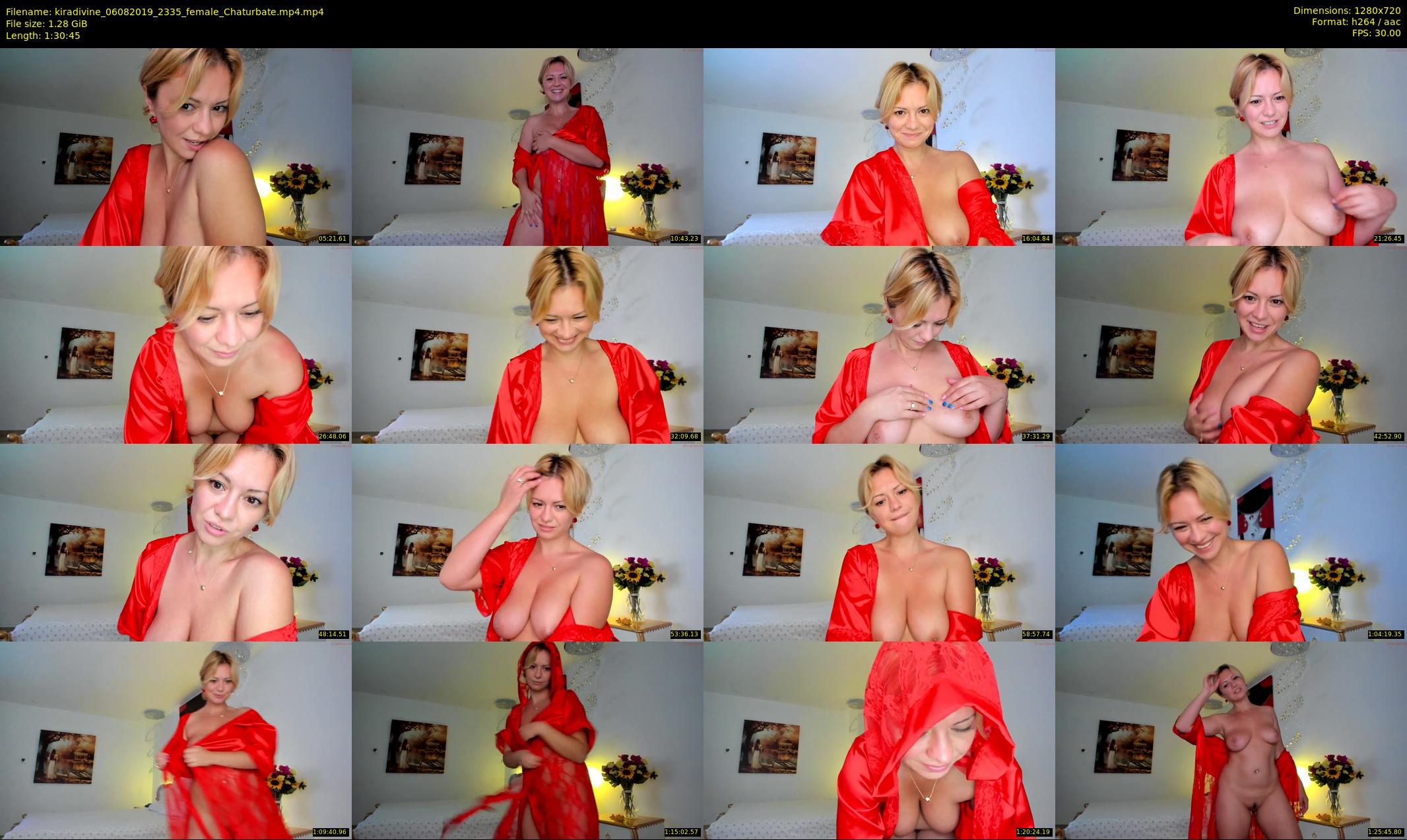 kiradivine — 91 minute Chaturbate female cam show recording, 720p, Aug 6, 2019