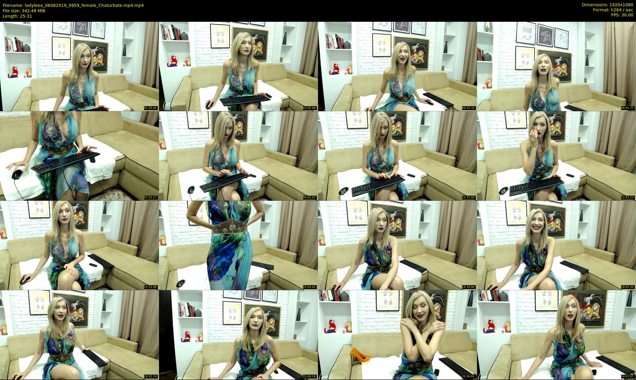 ladyleea — 26 minute Chaturbate female cam show recording, 1080p, Aug 6, 2019