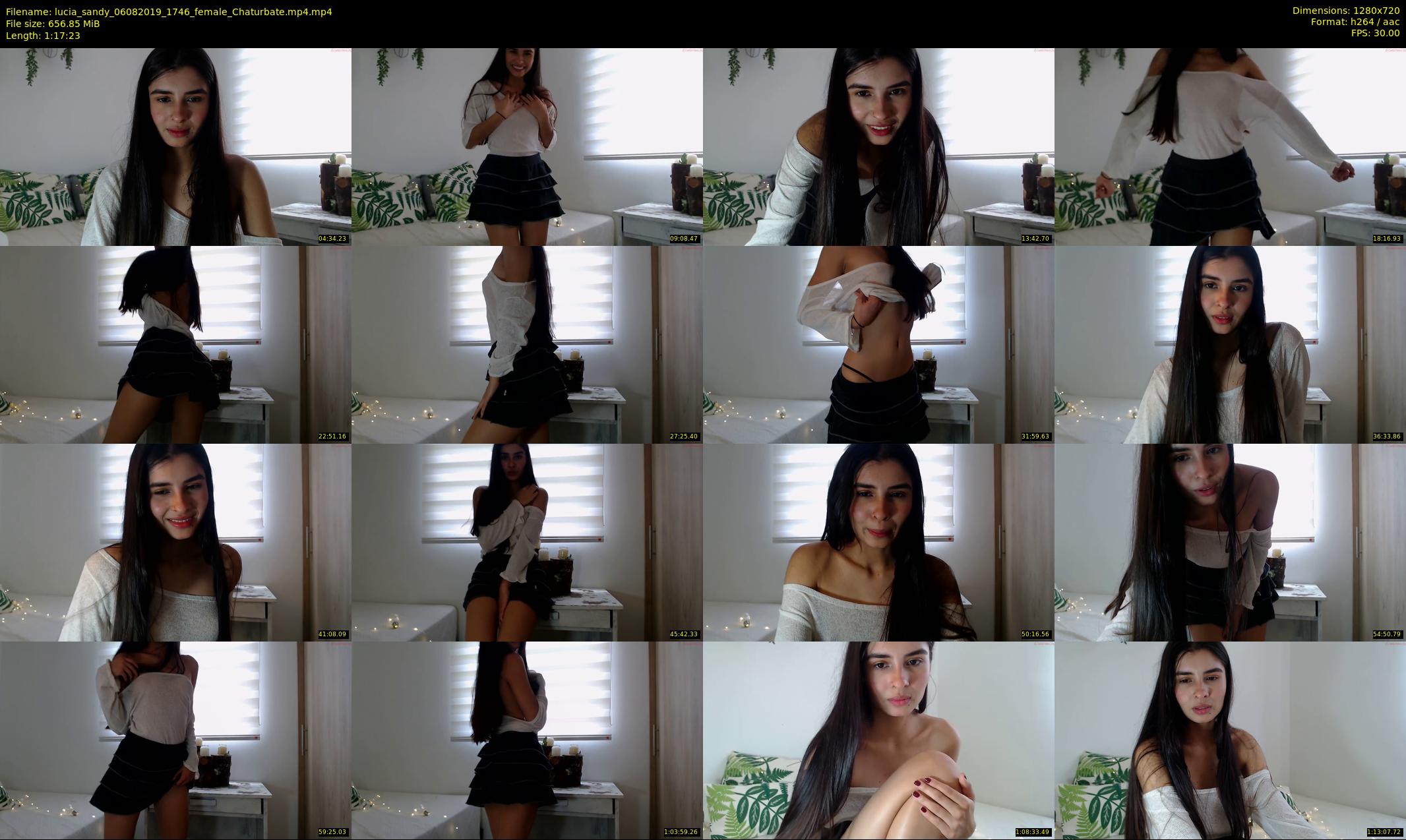 lucia_sandy — 78 minute Chaturbate female cam show recording, 720p, Aug 6, 2019