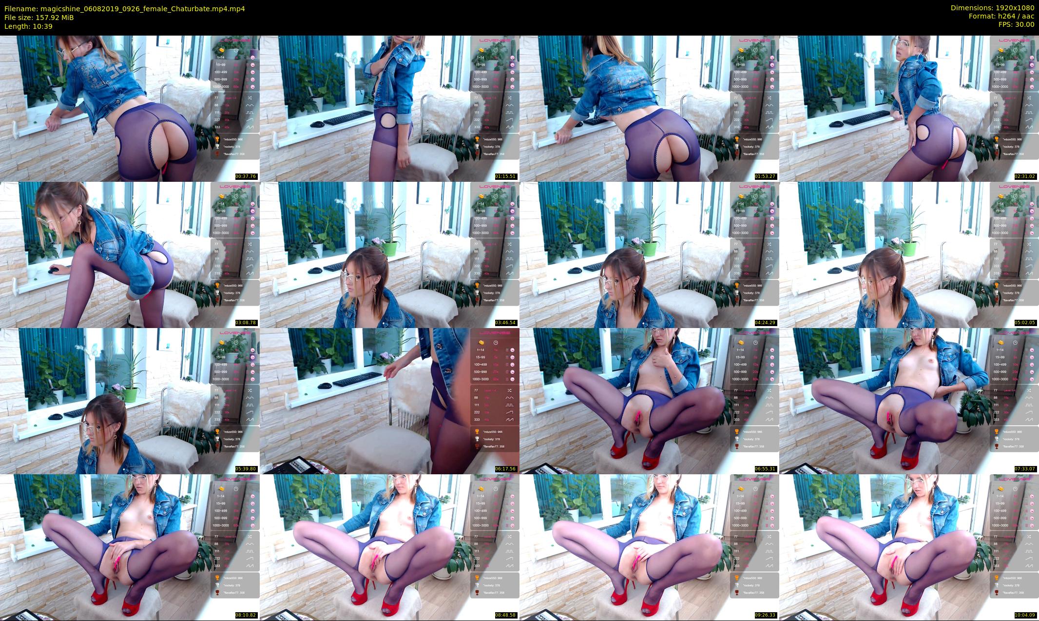 magicshine — 11 minute Chaturbate female cam show recording, 1080p, Aug 6, 2019
