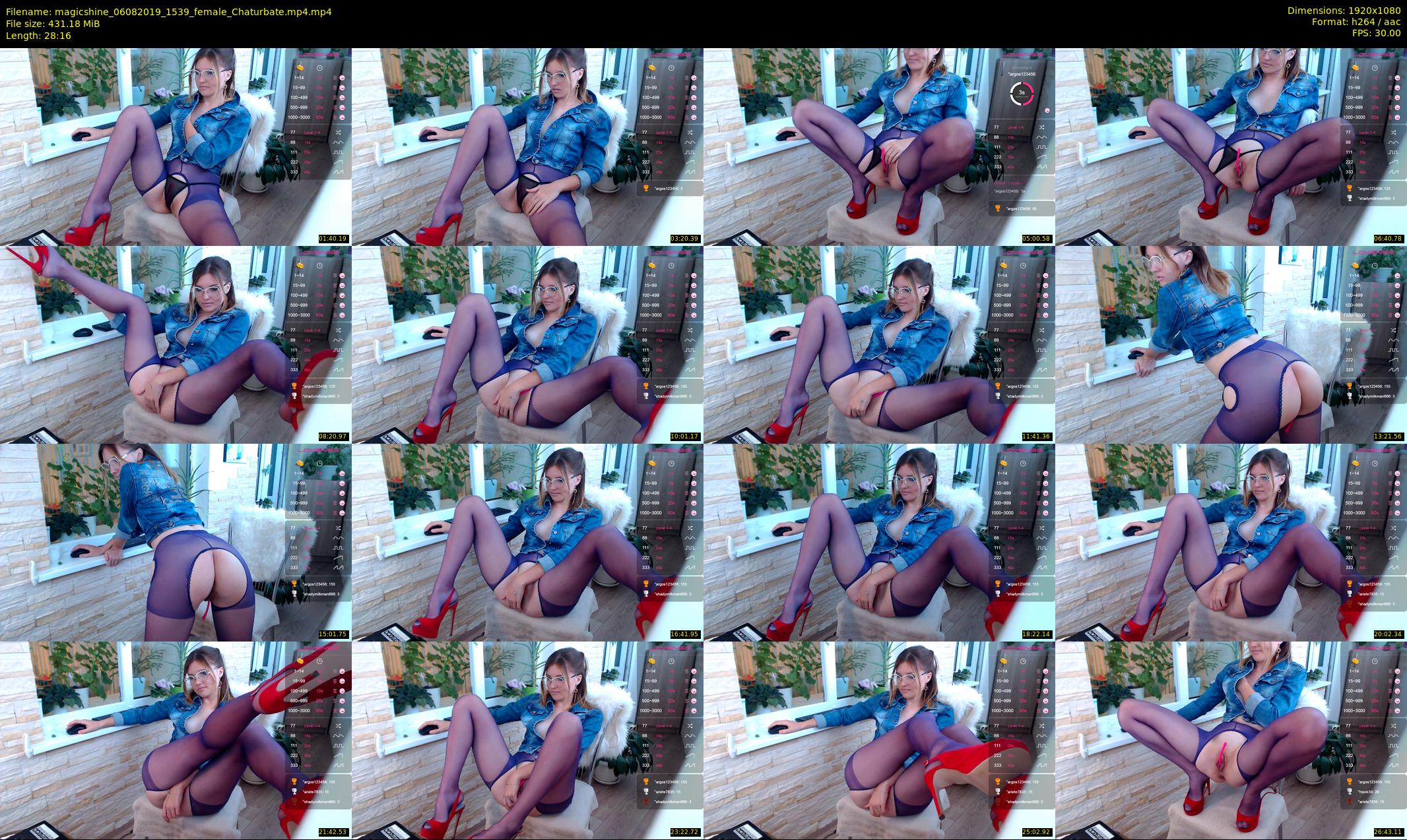 magicshine — 29 minute Chaturbate female cam show recording, 1080p, Aug 6, 2019