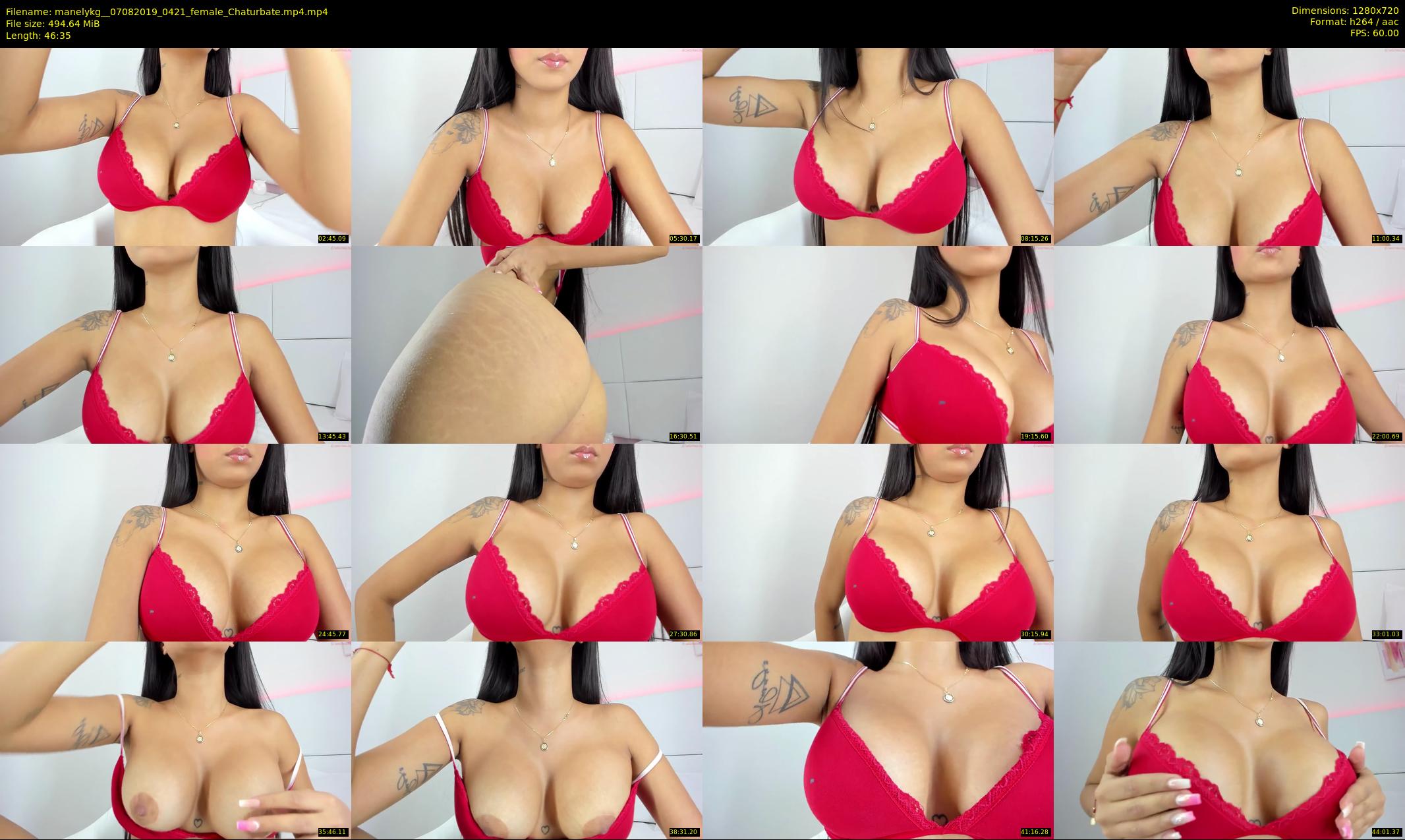 manelykg_ — 47 minute Chaturbate female cam show recording, 720p, Aug 7, 2019