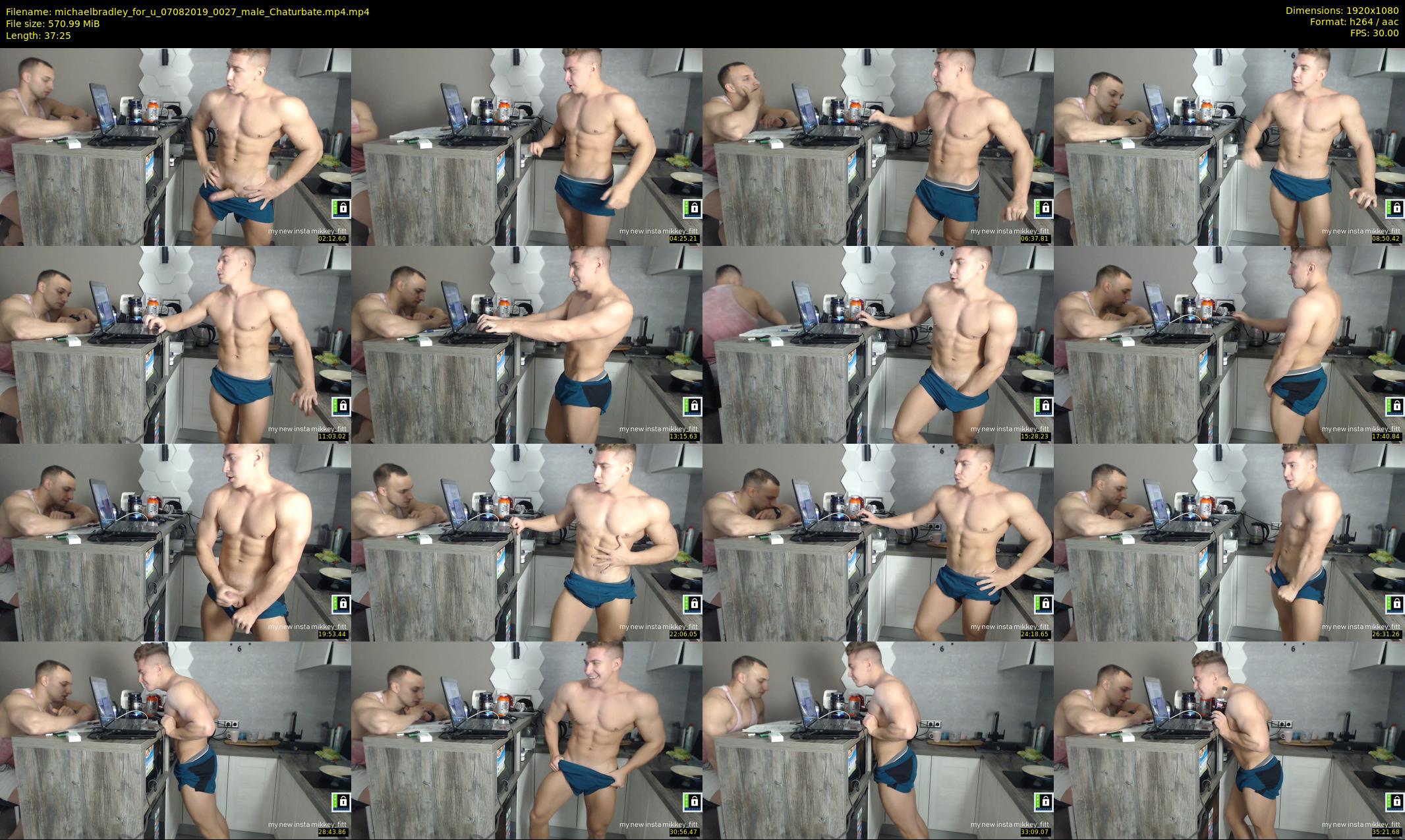 michaelbradley_for_u — 38 minute Chaturbate male cam show recording, 1080p, Aug 7, 2019