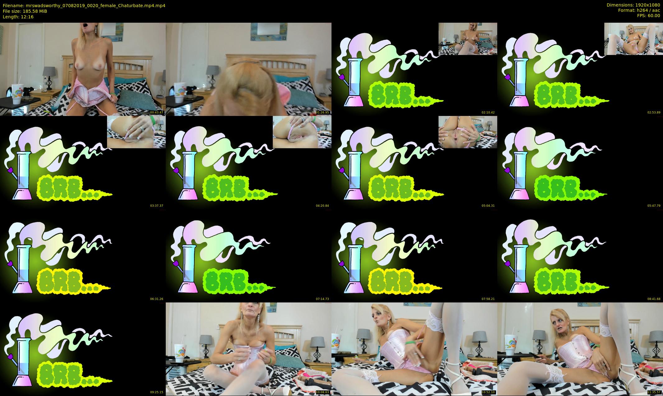 mrswadsworthy — 13 minute Chaturbate female cam show recording, 1080p, Aug 7, 2019