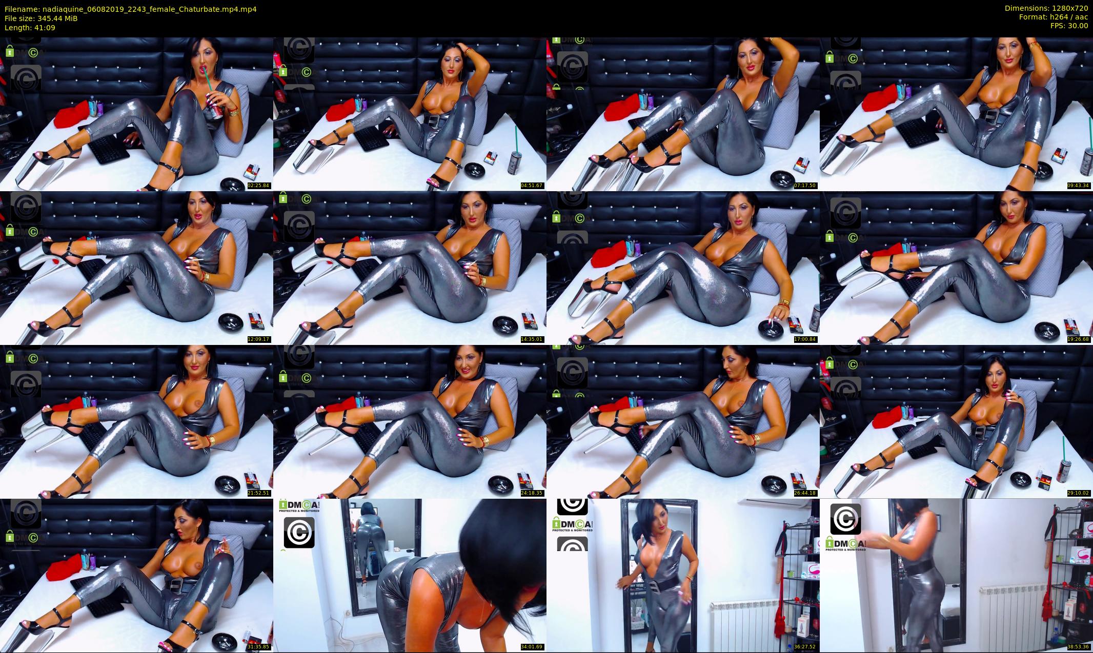 nadiaquine — 42 minute Chaturbate female cam show recording, 720p, Aug 6, 2019
