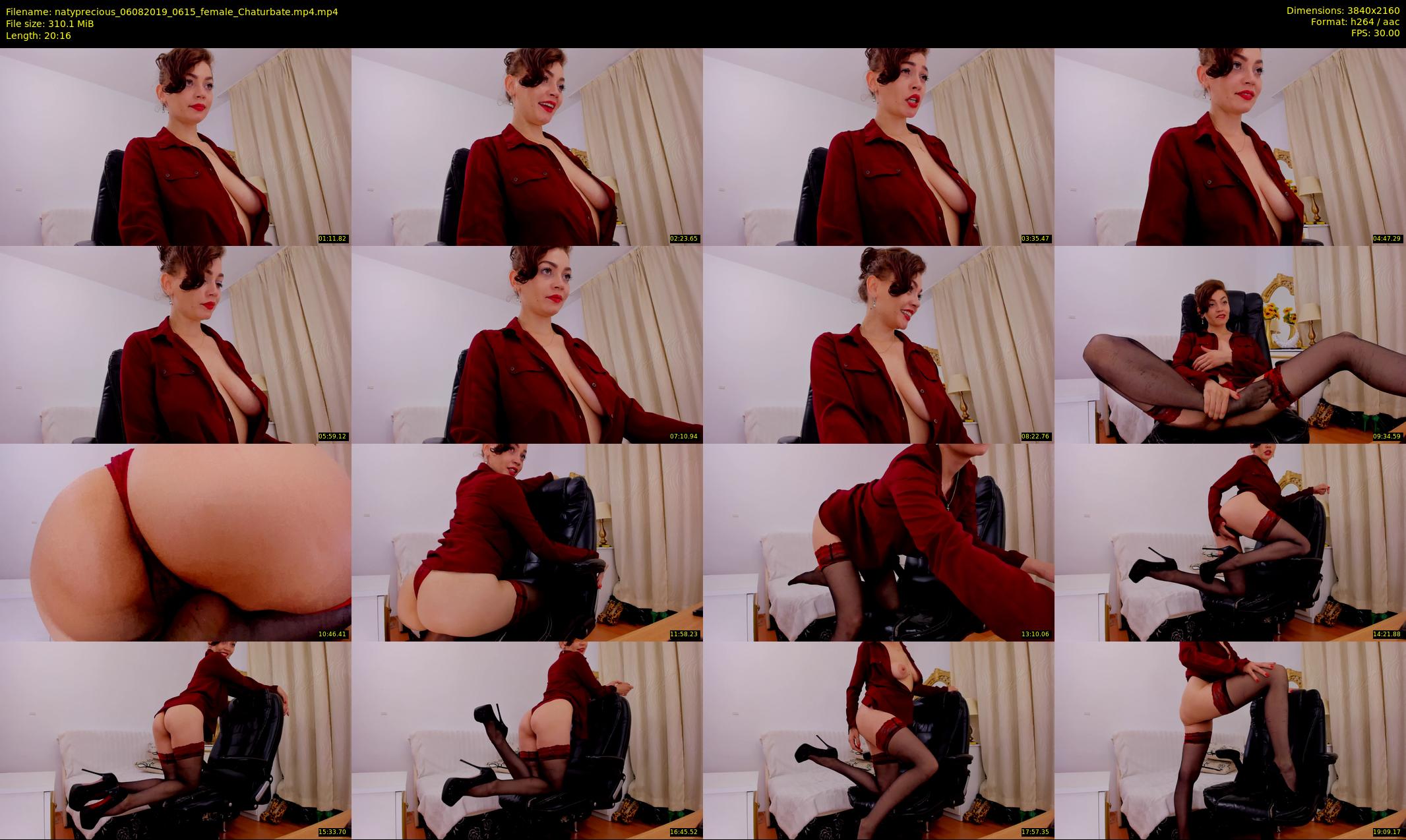natyprecious — 21 minute Chaturbate female cam show recording, 4K, Aug 6, 2019