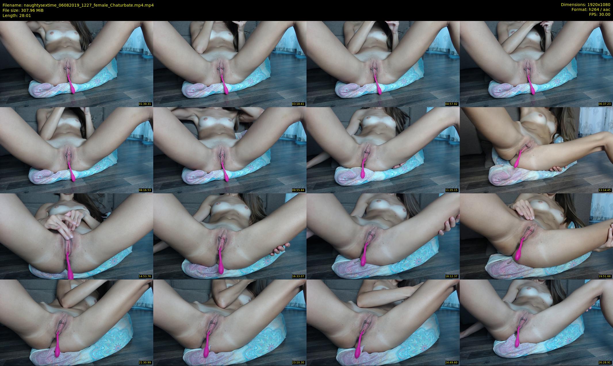 naughtysextime — 29 minute Chaturbate female cam show recording, 1080p, Aug 6, 2019