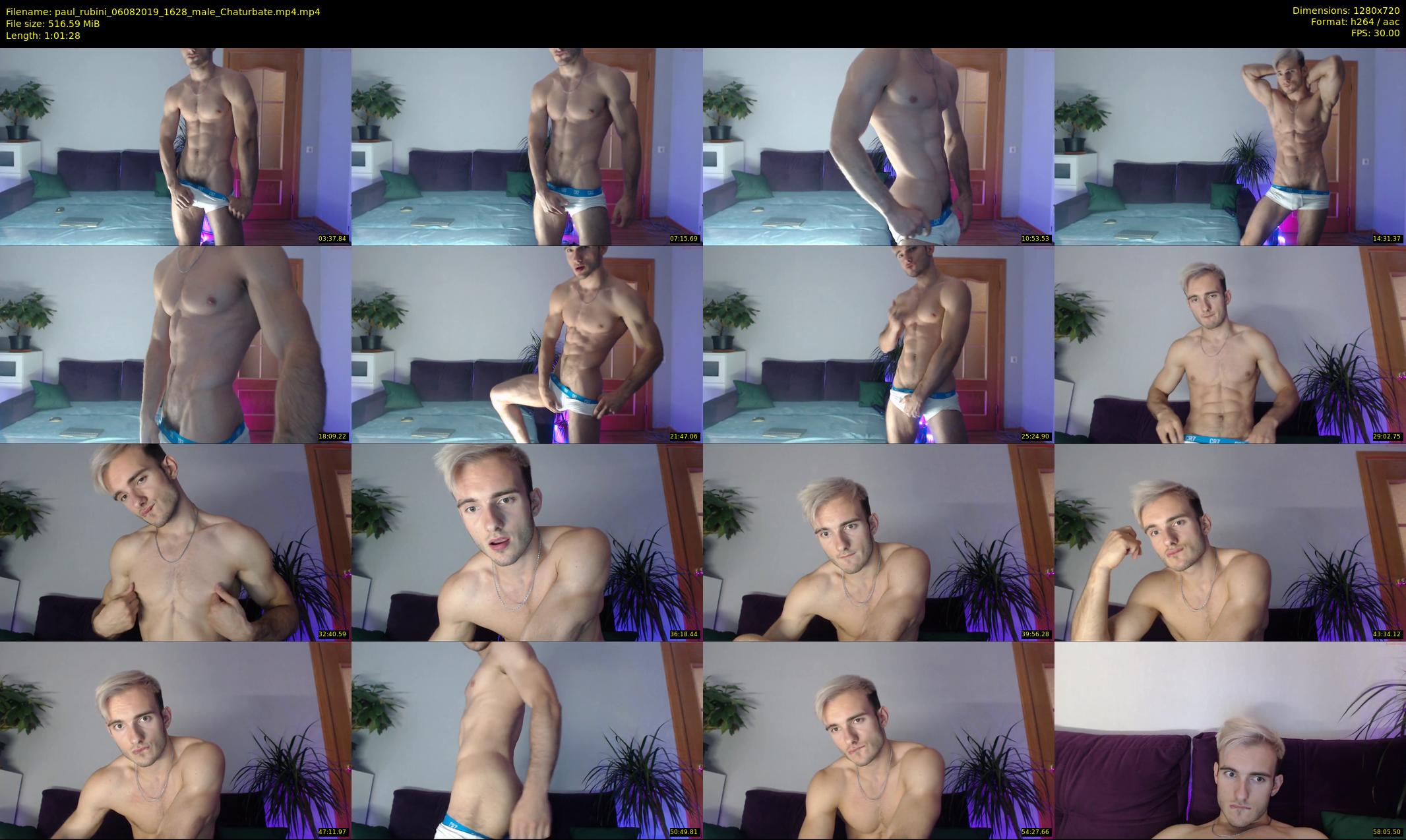 paul_rubini — 62 minute Chaturbate male cam show recording, 720p, Aug 6, 2019