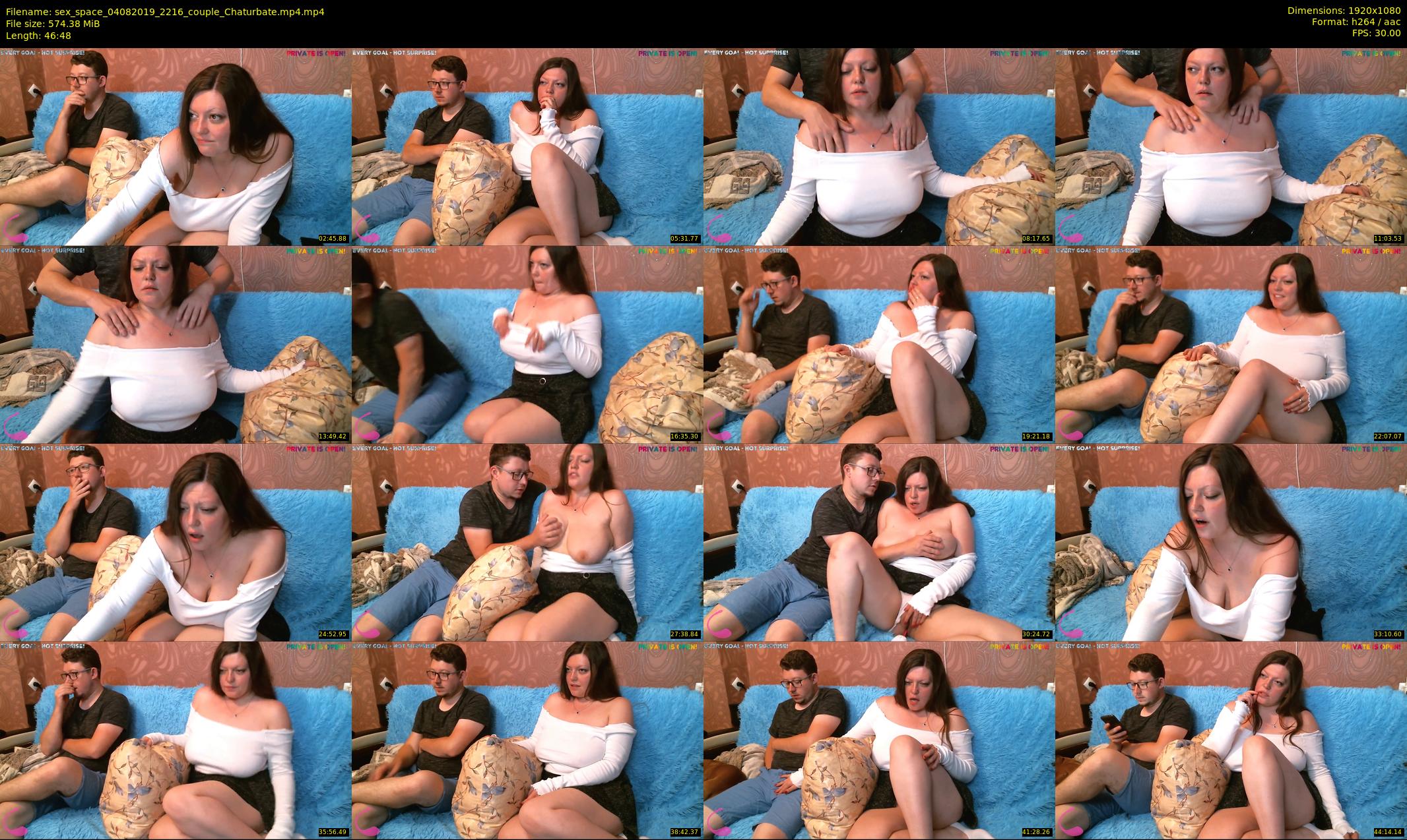 sex_space — 47 minute Chaturbate couple cam show recording, 1080p, Aug 4, 2019