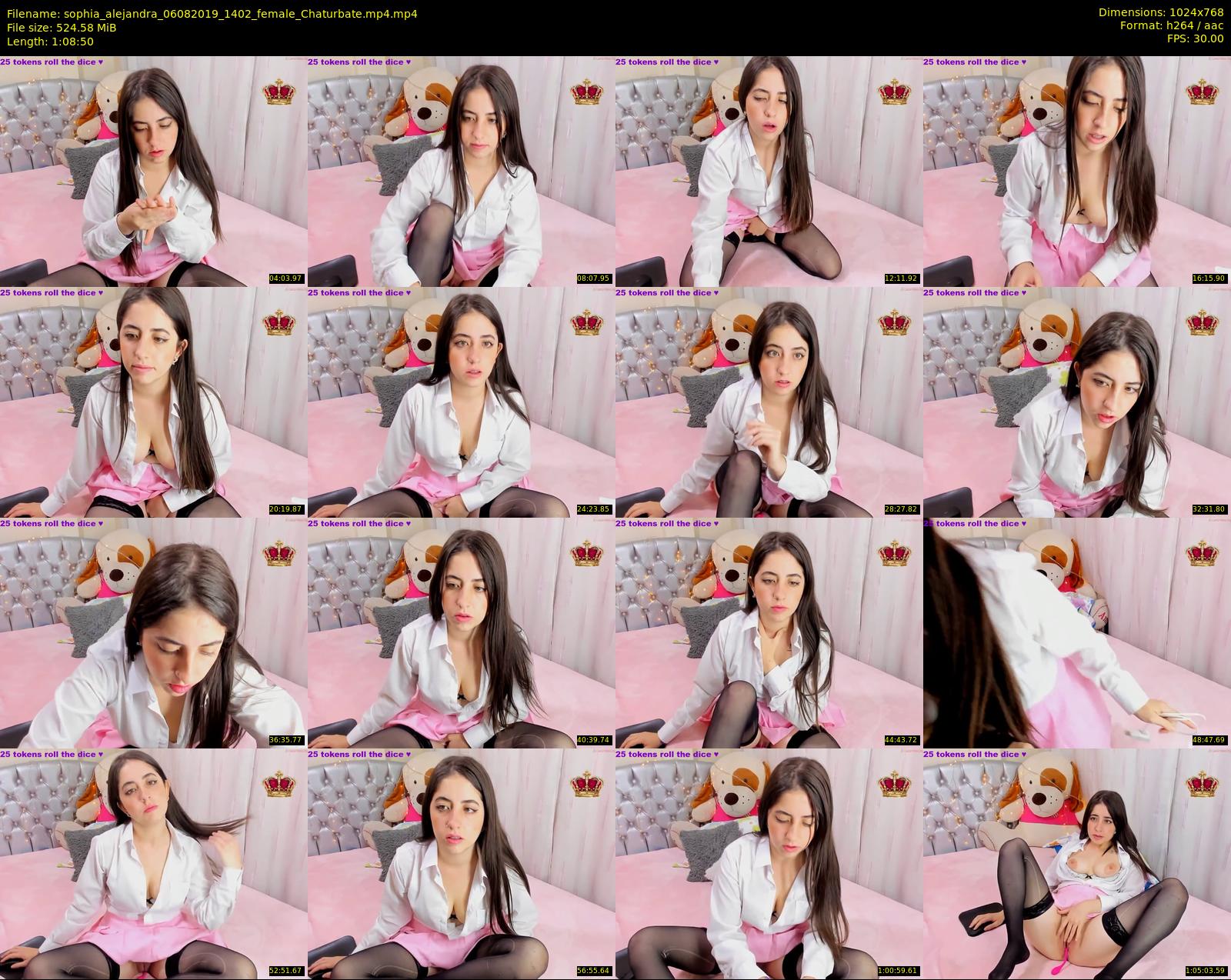 sophia_alejandra — 69 minute Chaturbate female cam show recording, 720p, Aug 6, 2019