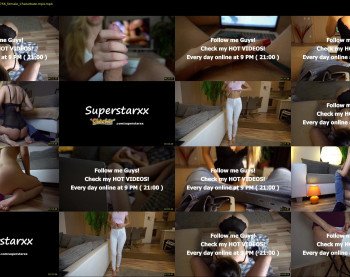 superstarxx — 4 minute Chaturbate female cam show recording, 1080p, Aug 6, 2019