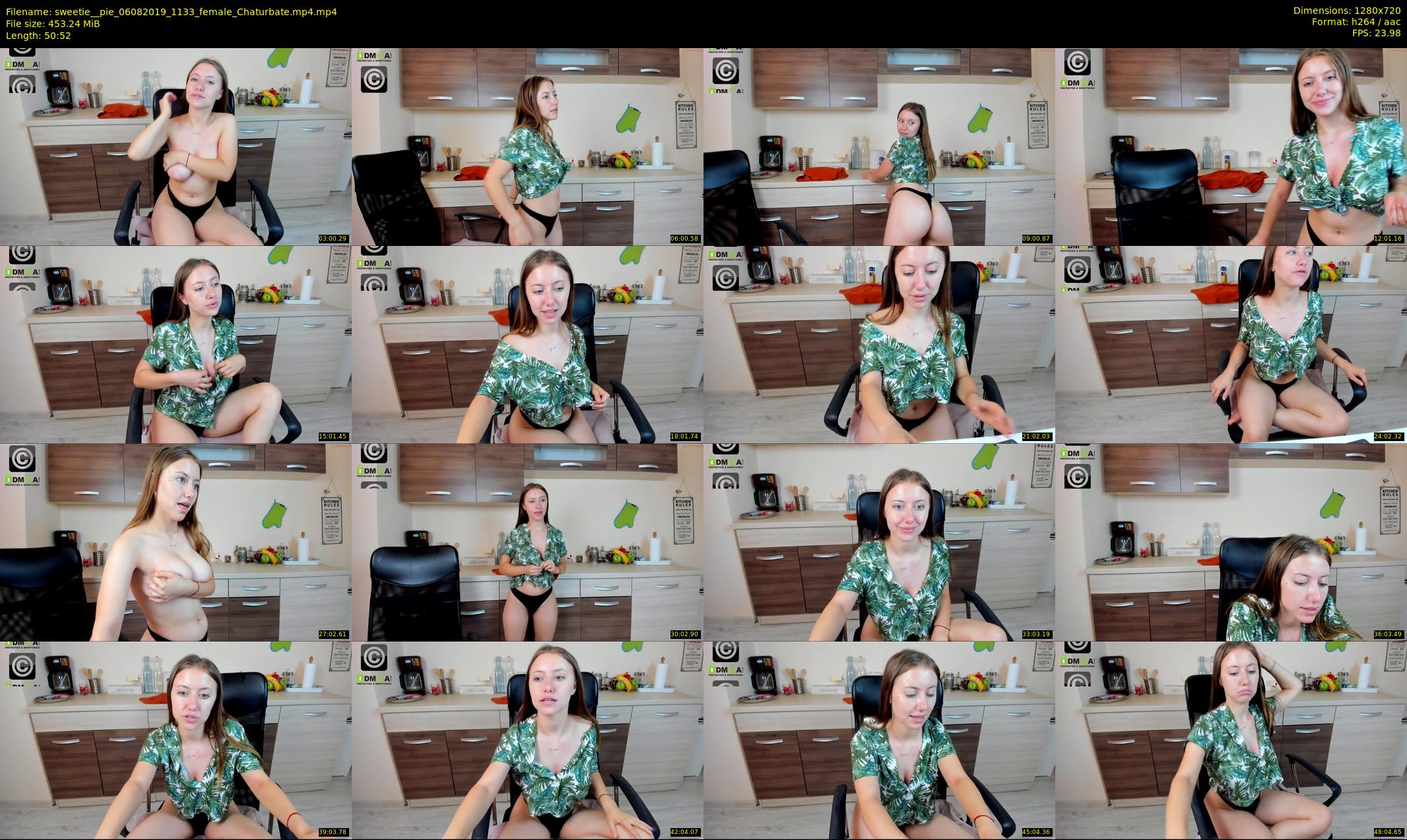 sweetie__pie — 51 minute Chaturbate female cam show recording, 720p, Aug 6, 2019