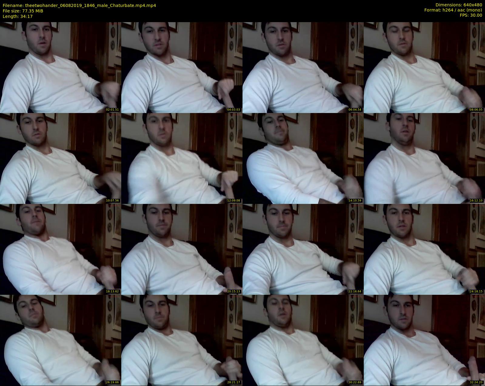 theetwohander — 35 minute Chaturbate male cam show recording, 480p, Aug 6, 2019
