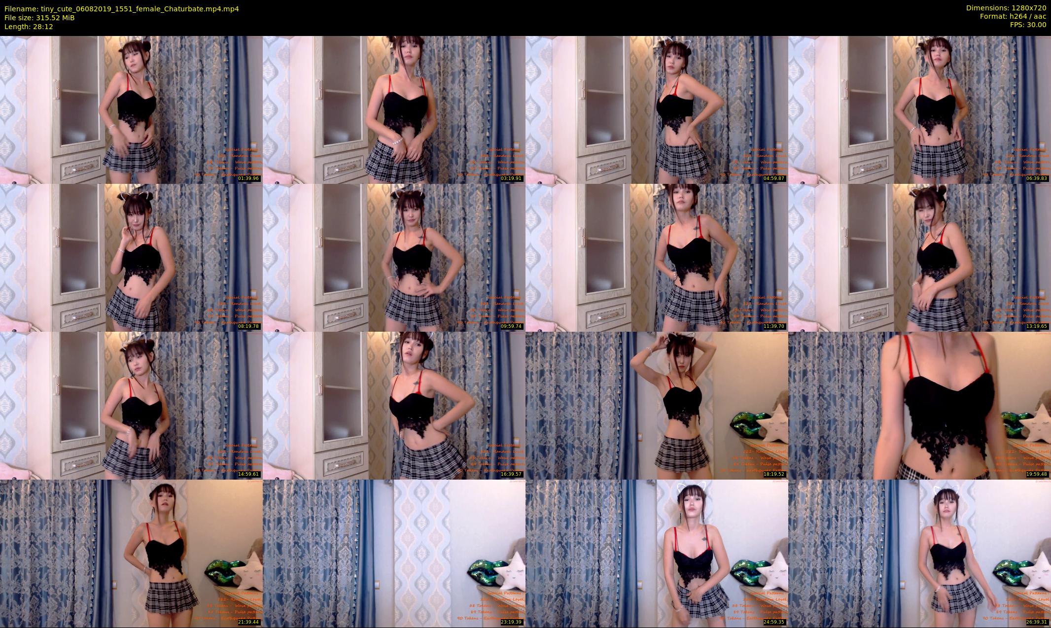 tiny_cute — 29 minute Chaturbate female cam show recording, 720p, Aug 6, 2019