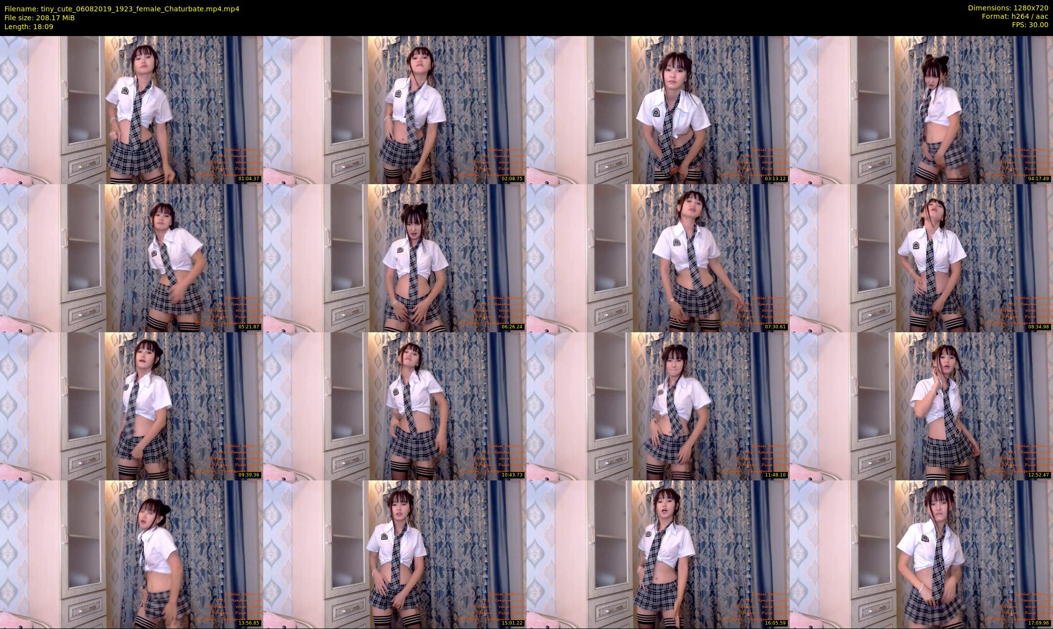 tiny_cute — 19 minute Chaturbate female cam show recording, 720p, Aug 6, 2019