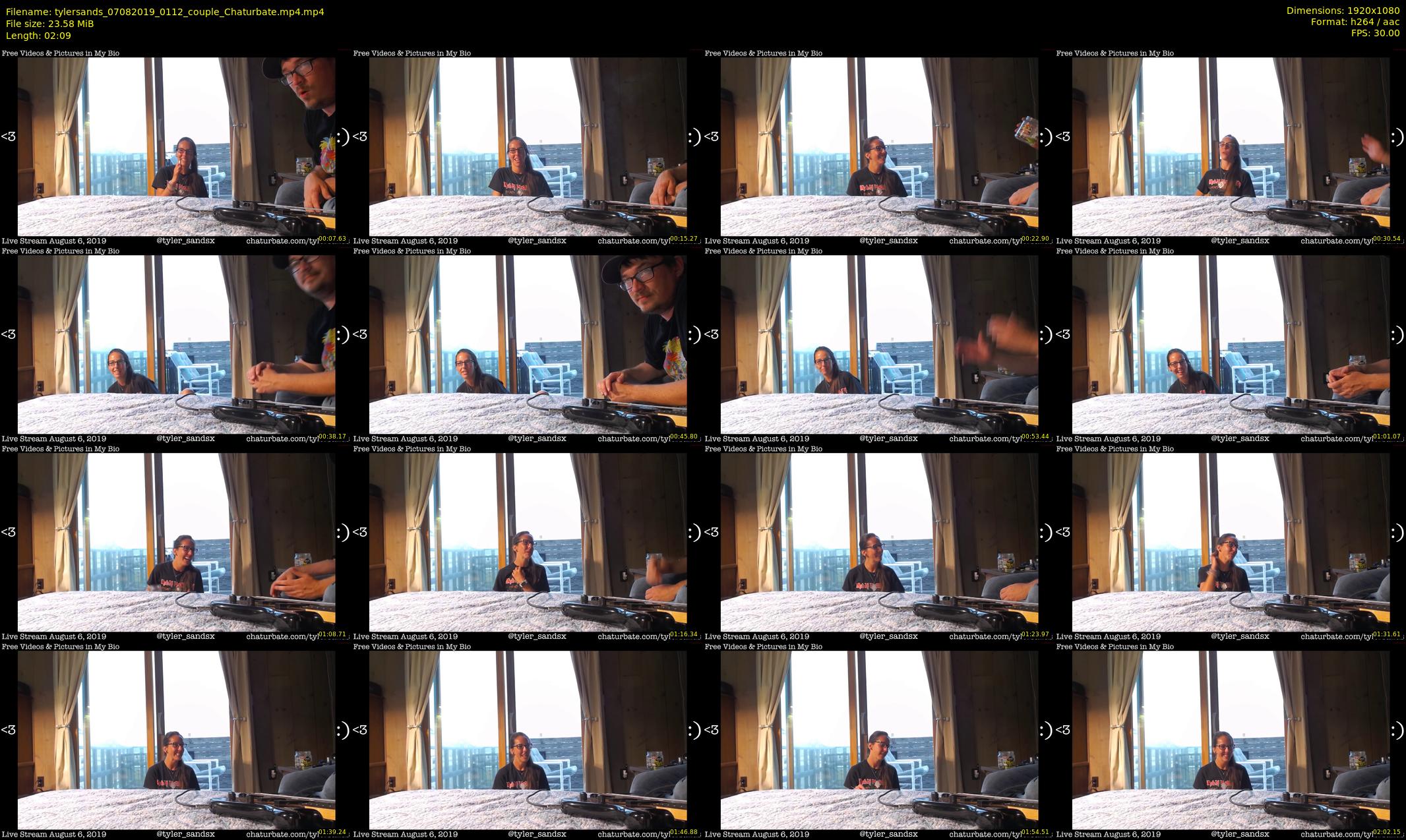 tylersands — 3 minute Chaturbate female cam show recording, 1080p, Aug 7, 2019