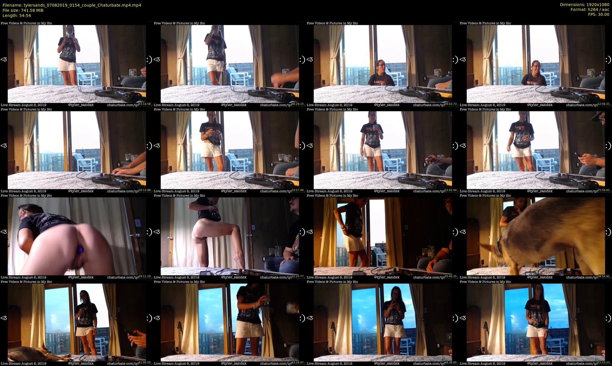 tylersands — 55 minute Chaturbate female cam show recording, 1080p, Aug 7, 2019
