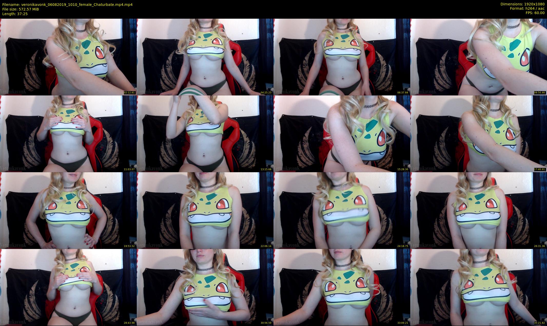 veronikavonk — 38 minute Chaturbate female cam show recording, 1080p, Aug 6, 2019