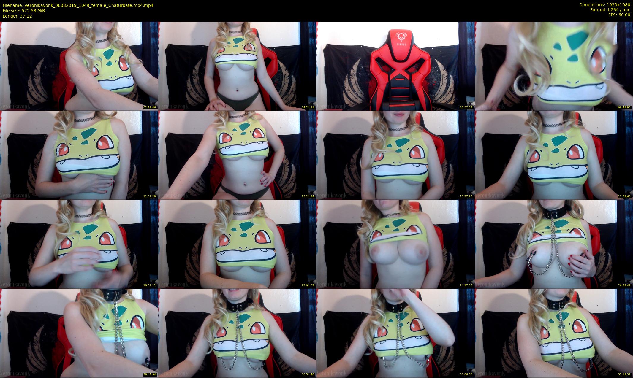 veronikavonk — 38 minute Chaturbate female cam show recording, 1080p, Aug 6, 2019