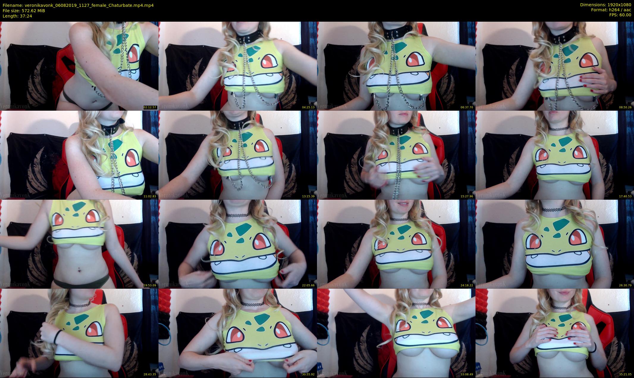 veronikavonk — 38 minute Chaturbate female cam show recording, 1080p, Aug 6, 2019