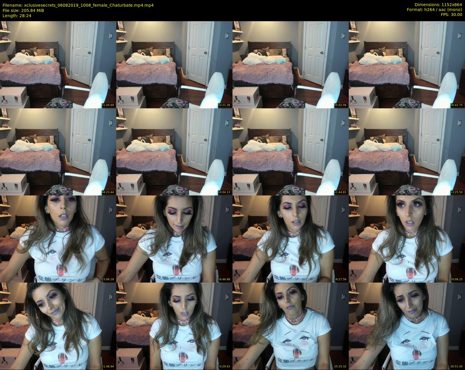 xclusivesecrets — 29 minute Chaturbate female cam show recording, 720p, Aug 6, 2019
