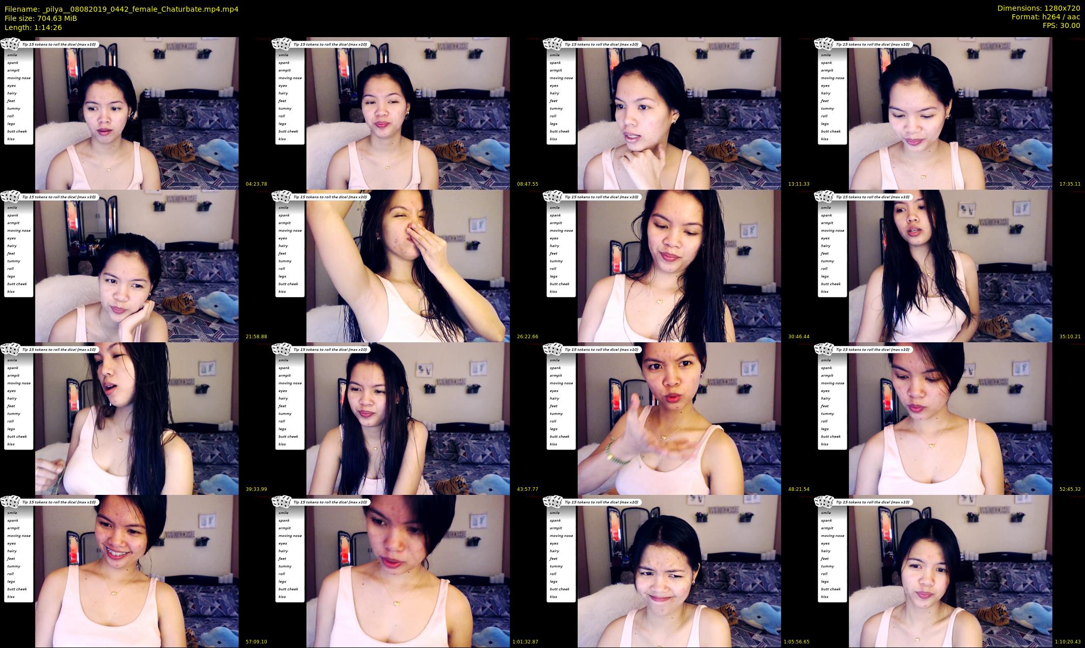 _pilya_ — 75 minute Chaturbate female cam show recording, 720p, Aug 8, 2019