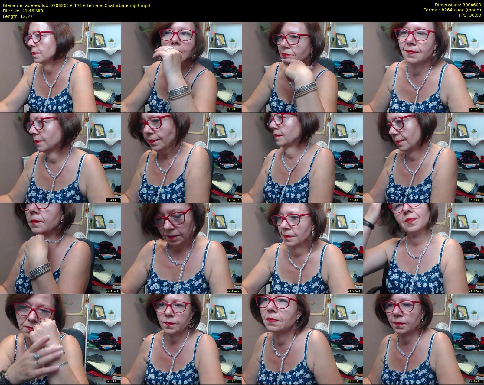 adelewildx — 13 minute Chaturbate female cam show recording, 480p, Aug 7, 2019