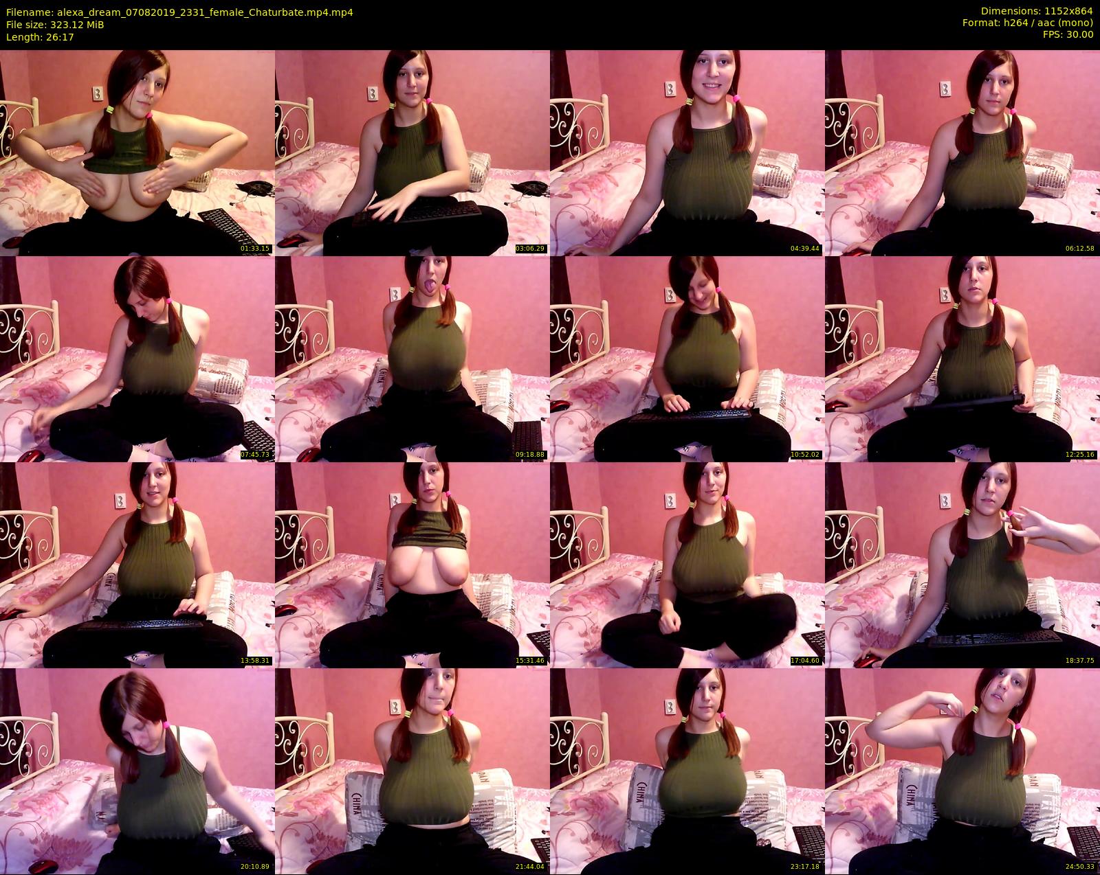 alexa_dream — 27 minute Chaturbate female cam show recording, 720p, Aug 7, 2019