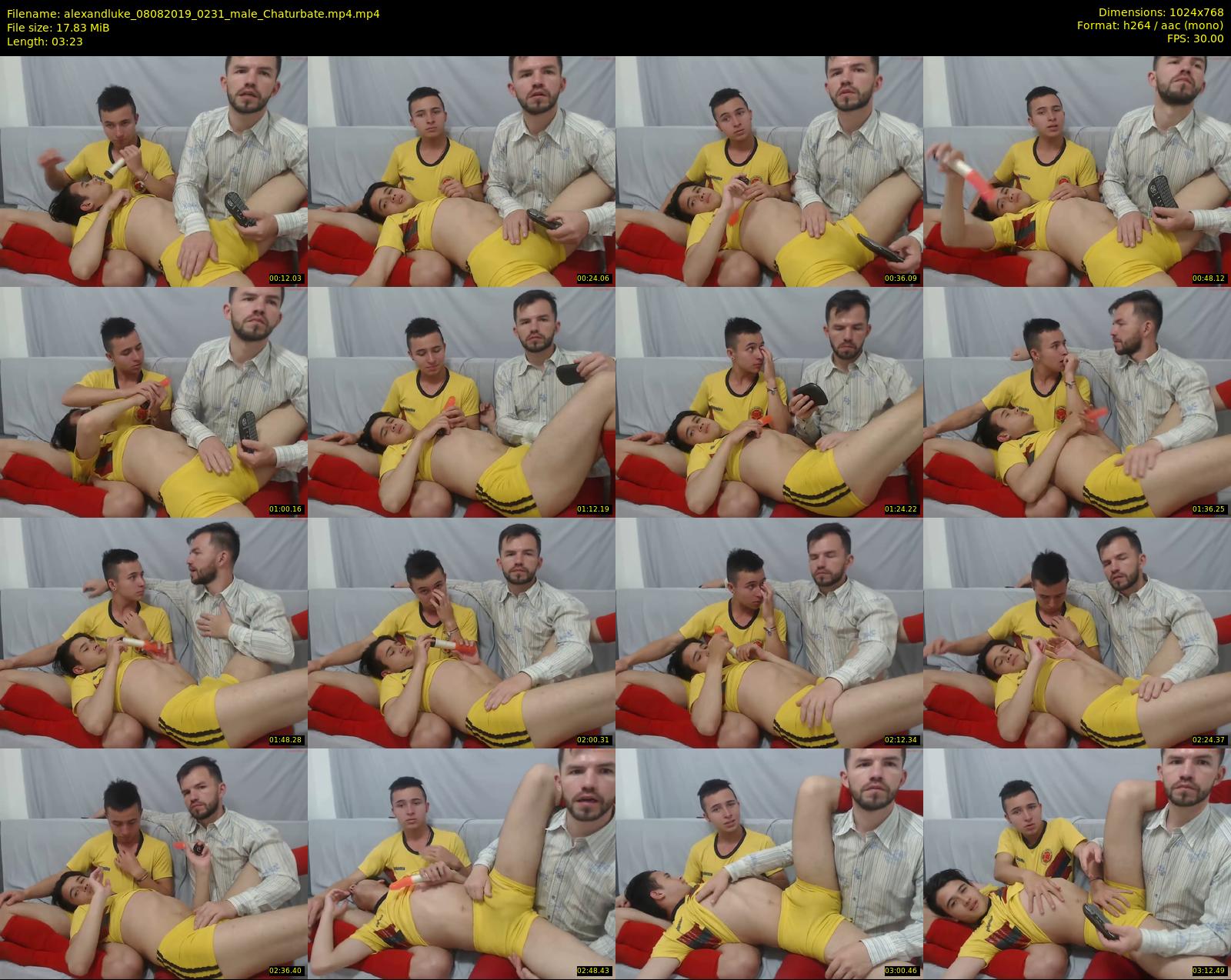 alexandluke — 4 minute Chaturbate male cam show recording, 720p, Aug 8, 2019