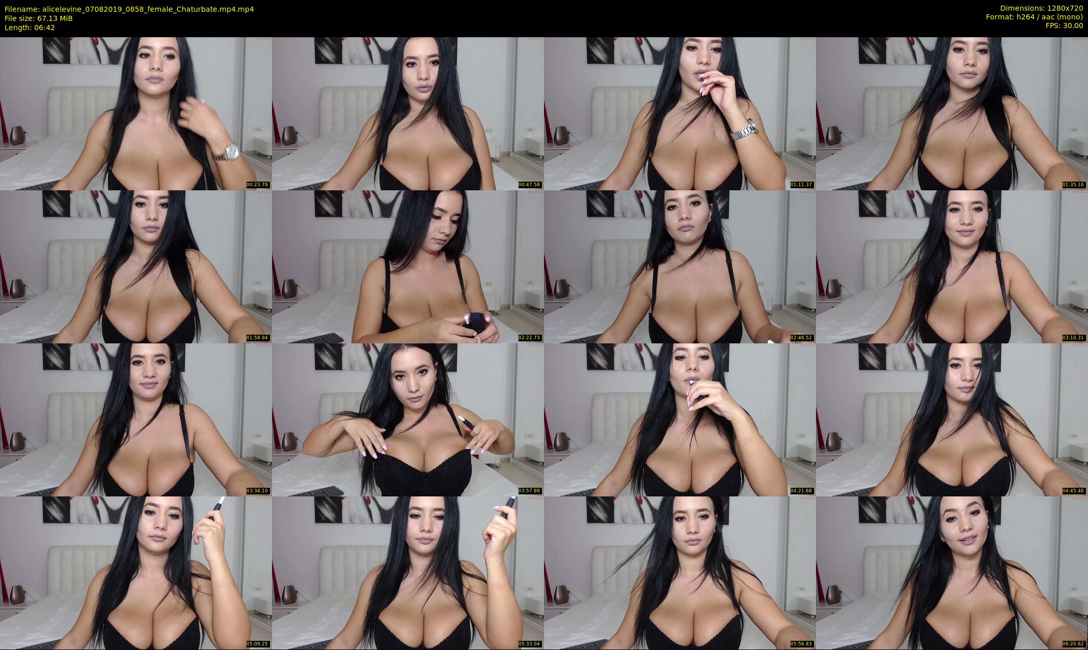alicelevine — 7 minute Chaturbate female cam show recording, 720p, Aug 7, 2019