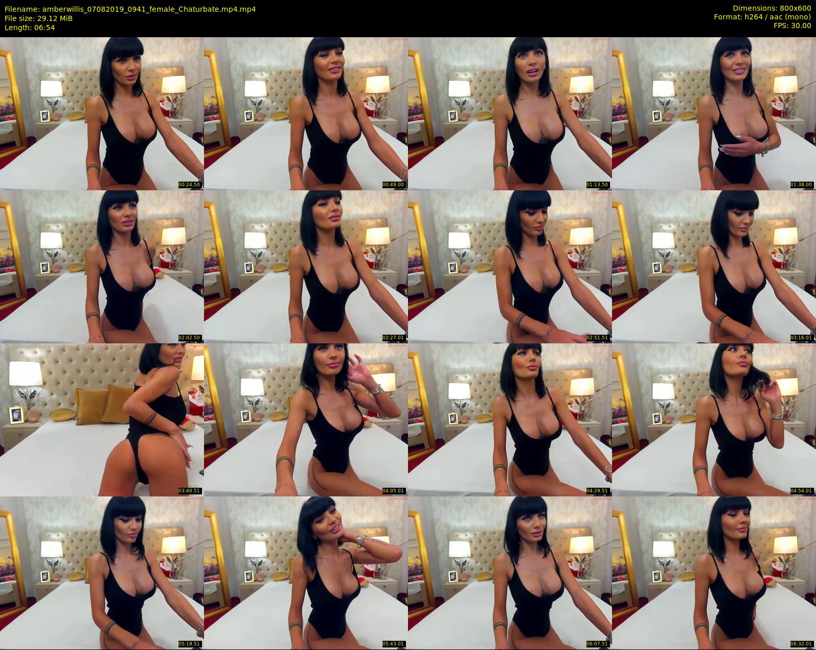 amberwillis — 7 minute Chaturbate female cam show recording, 480p, Aug 7, 2019