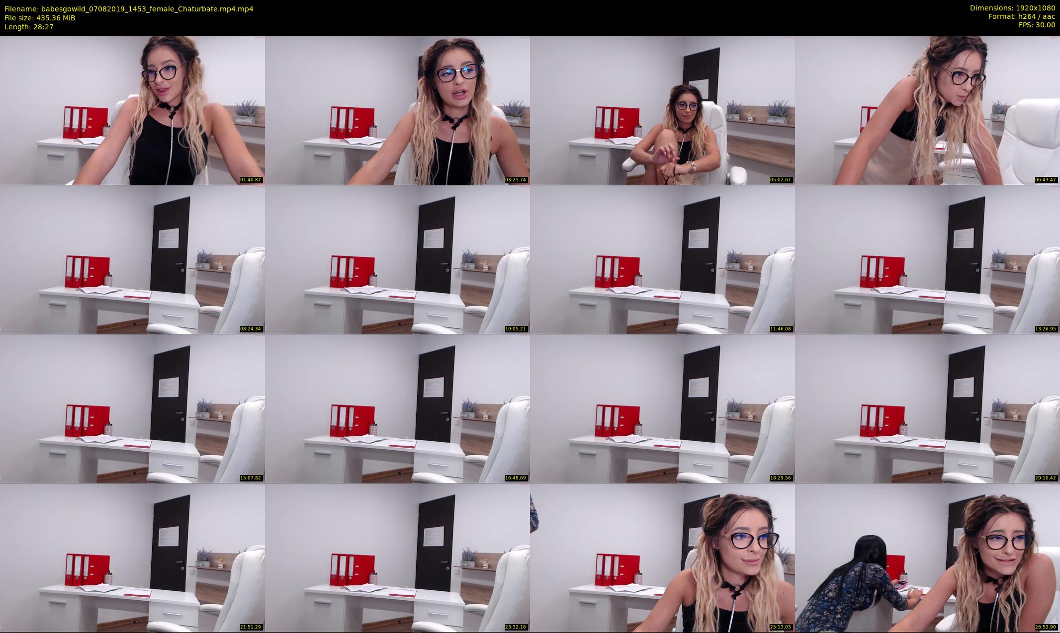 babesgowild — 29 minute Chaturbate couple cam show recording, 1080p, Aug 7, 2019